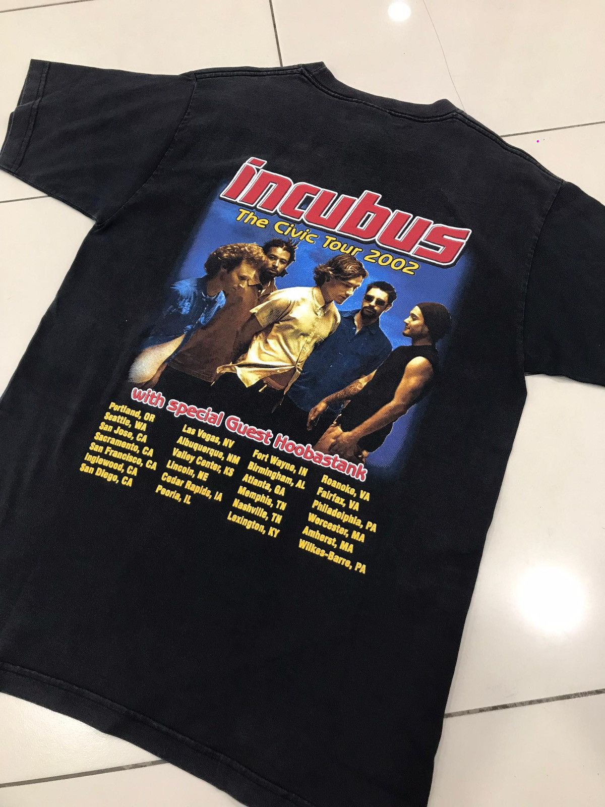 Band Tees VINTAGE 2002 INCUBUS THE CIVIC TOUR Size US L / EU 52-54 / 3 - 4 Thumbnail