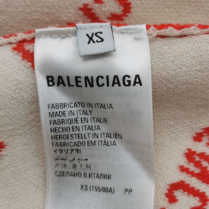 Balenciaga Balenciaga Cotton Blend Letter Logo Crewneck Long Sleeve S Size XS / US 0-2 / IT 36-38 - 5 Thumbnail