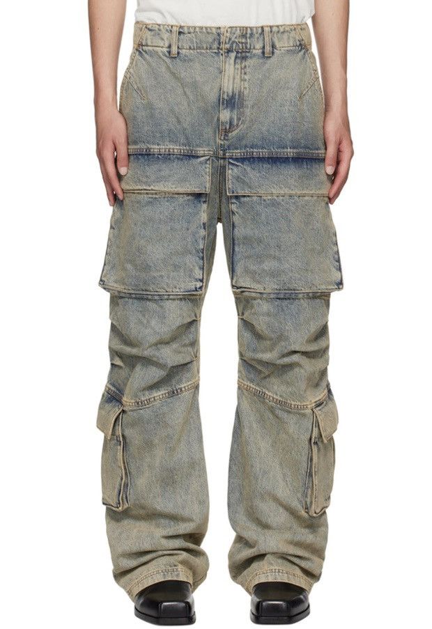 Entire Studios Entire Studios Blue Heavy Denim Cargos | Grailed
