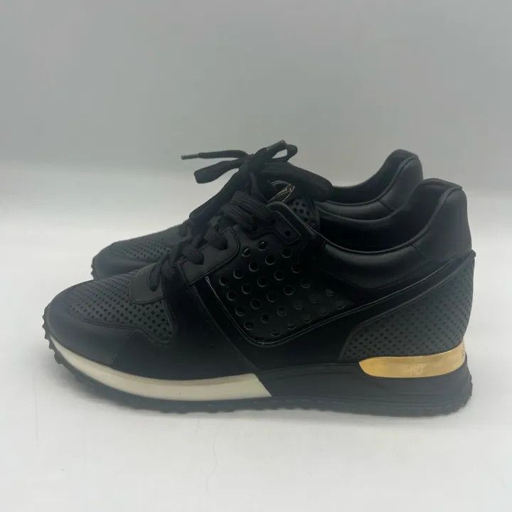 Louis Vuitton Louis Vuitton Perforated Black Run Away Sneakers -2508 Size US 5.5 / EU 38 - 5 Thumbnail