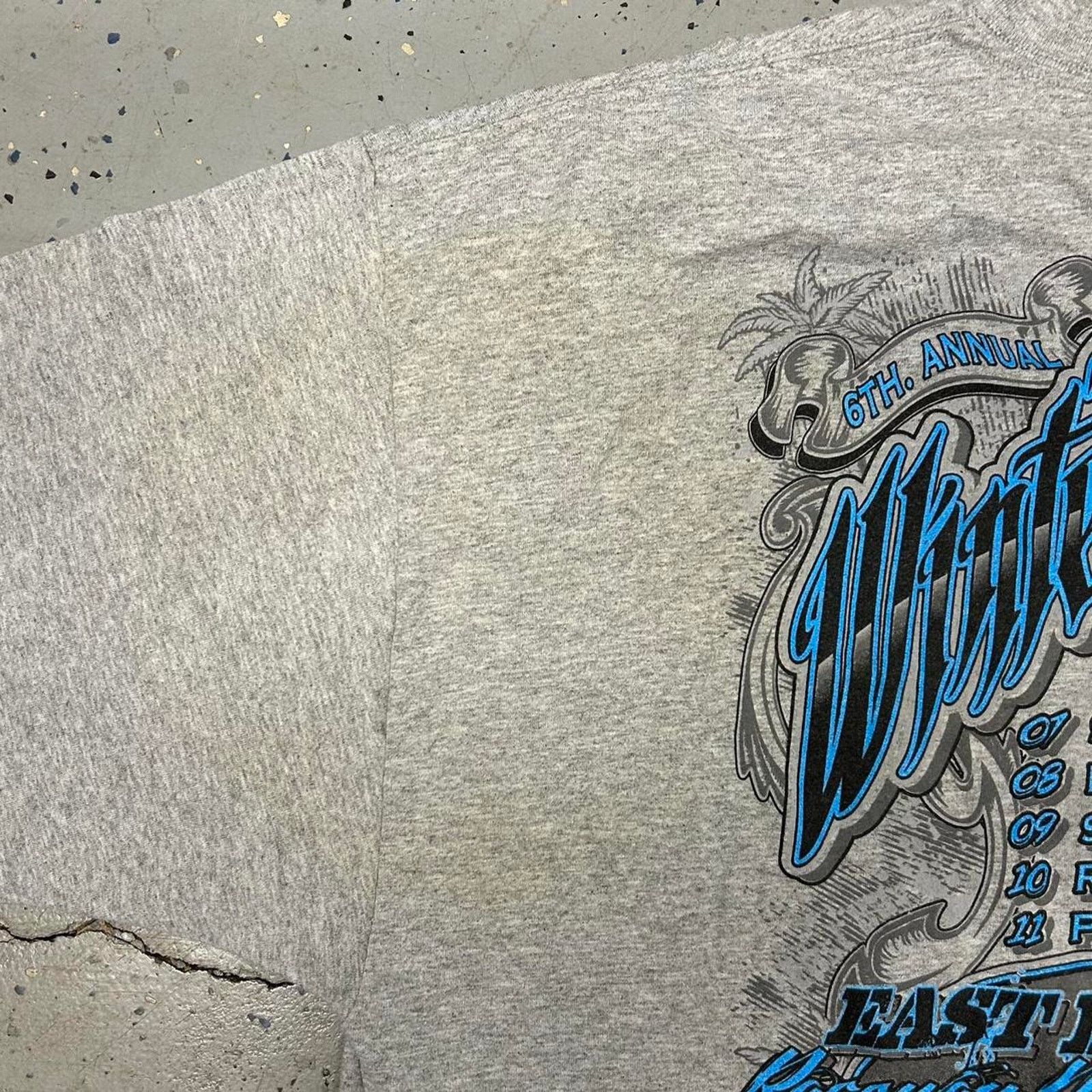Other Y2K Grey and blue Winter Nationals racing tee Size US XXL / EU 58 / 5 - 8 Thumbnail