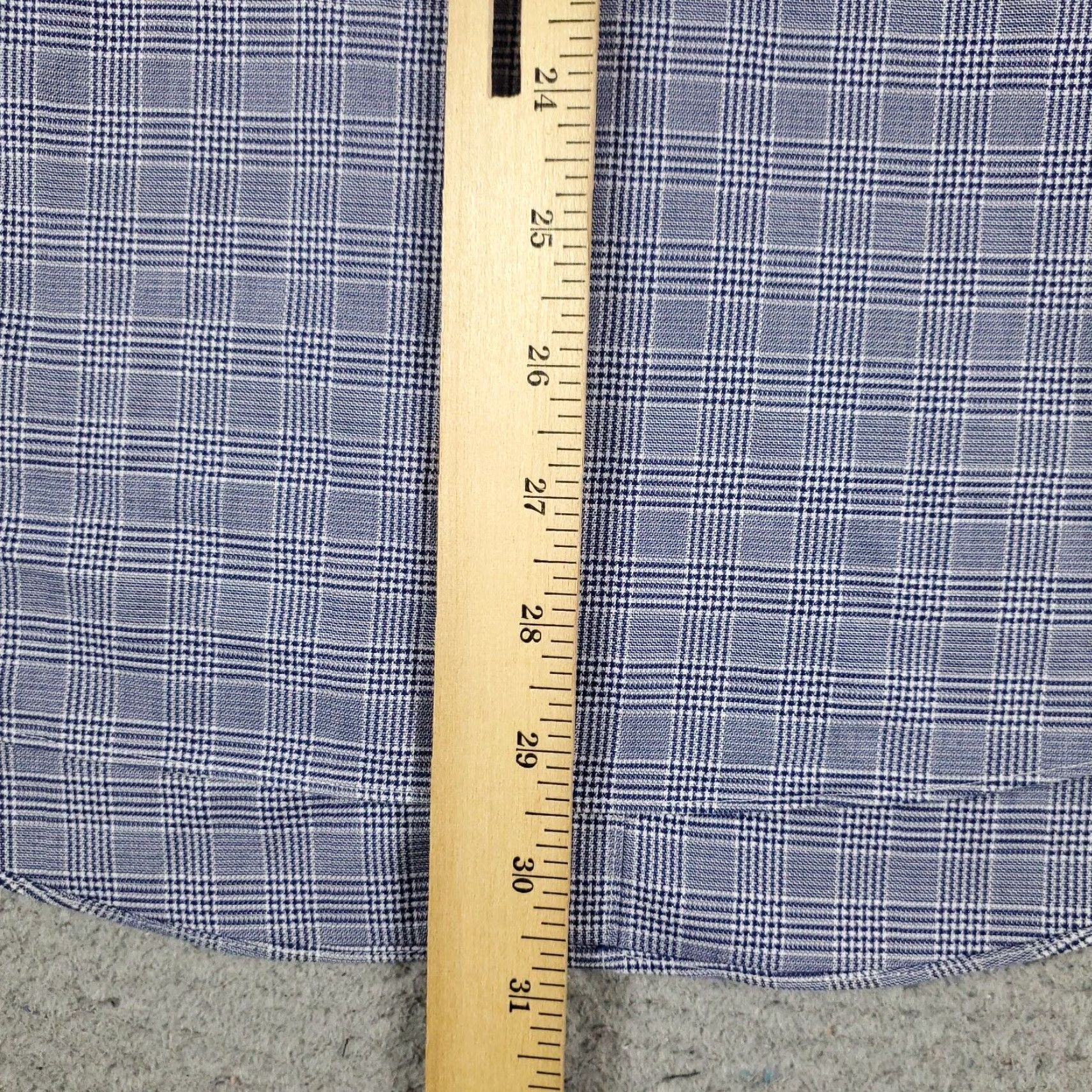 Brooks Brothers Brooks Brothers Dress Shirt Mens Size 16 Blue Plaid Long Sleeve Button Up Size 42R - 4 Thumbnail