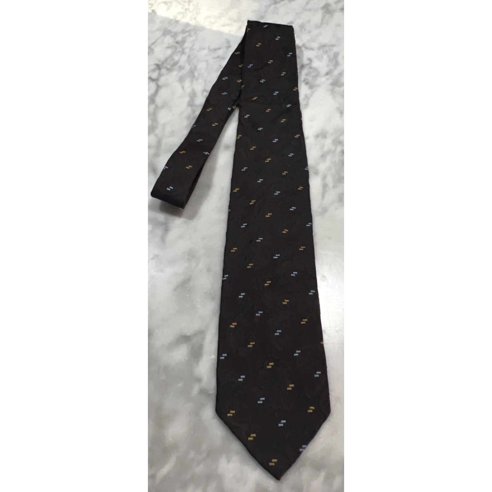 Ermenegildo Zegna Ermenegildo Zegna Silk Neck Tie Baroque Multicolor 4” x 60” Made Italy Mens Size ONE SIZE - 3 Thumbnail