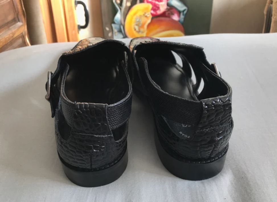 Stacy Adams Black Patent Leather Oxsford Shoes by by Stacy Adams Size US 9.5 / EU 42-43 - 9 Thumbnail