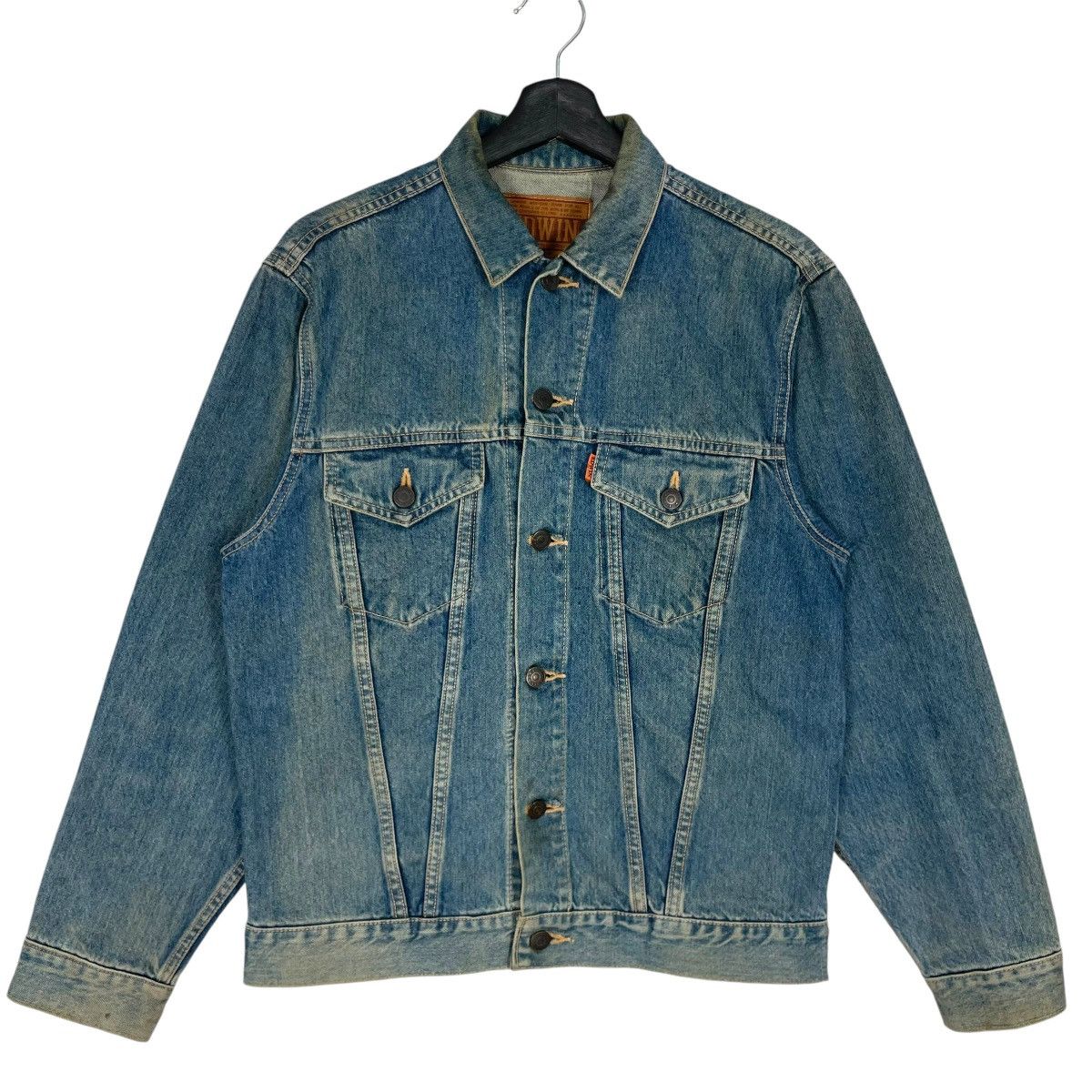 Vintage Edwin Denim Jacket Trukers Button Up Denim Jeans