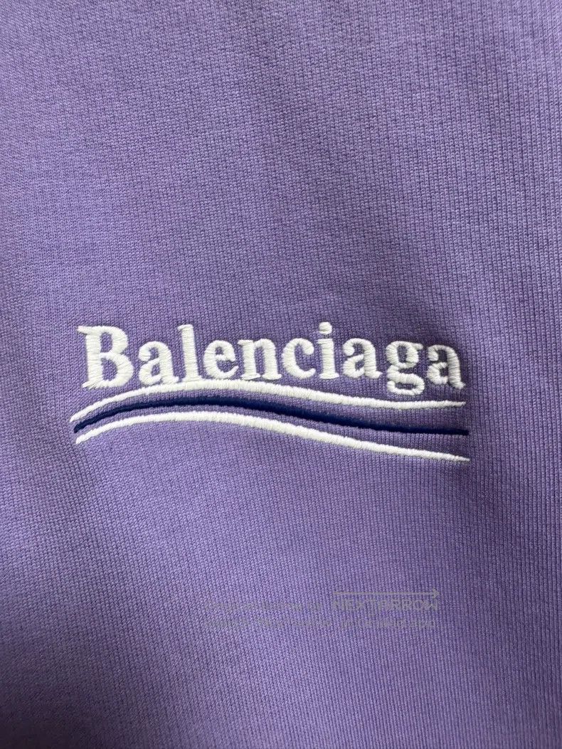 Balenciaga Balenciaga Purple Coke Hooded Sweatshirt Size US M / EU 48-50 / 2 - 3 Thumbnail