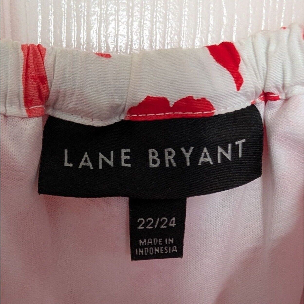 Designer Lane Bryant Floral Maxi Dress Womens Size 22/24 White Red Size 3XL / US 20-22 - 5 Thumbnail