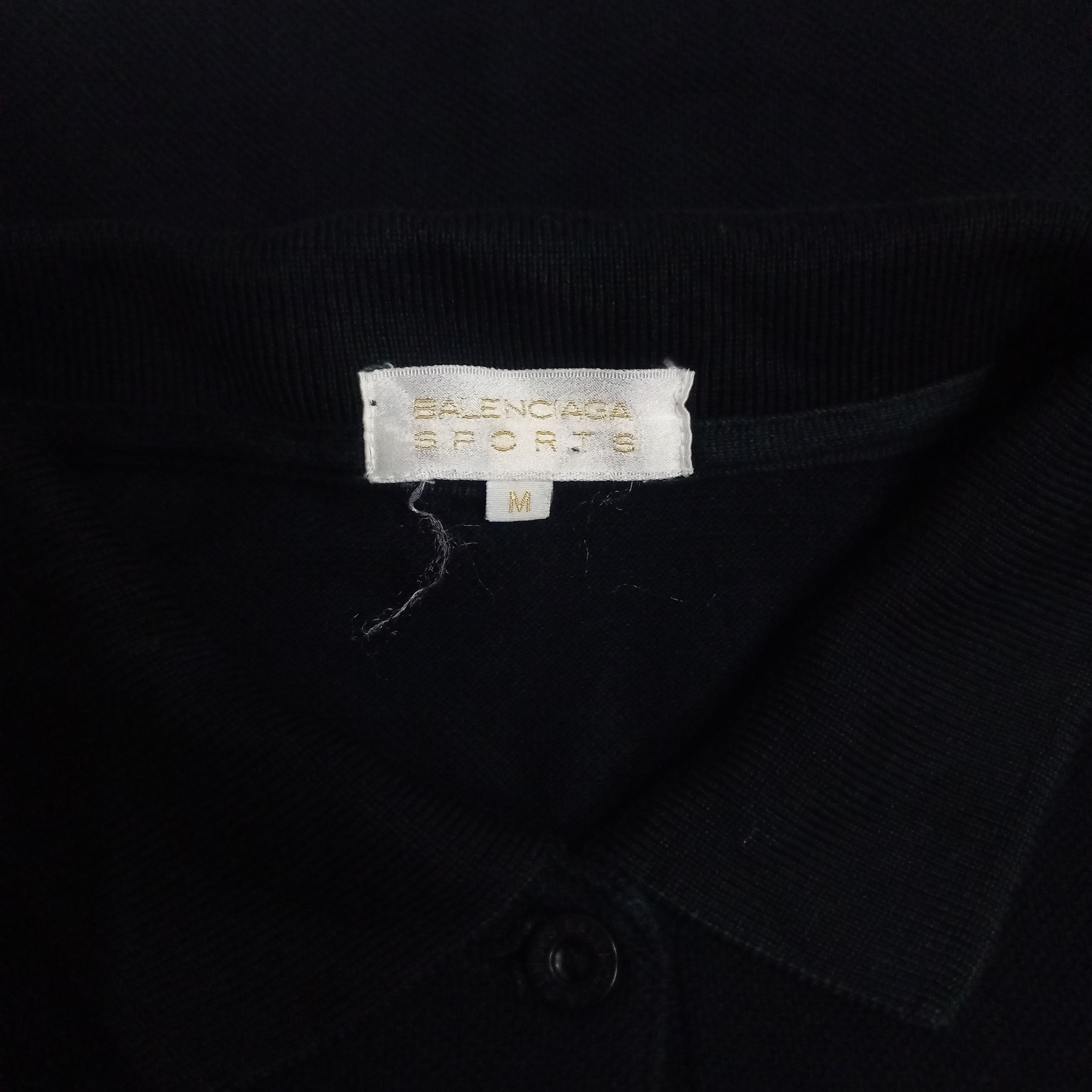 Balenciaga Balenciaga Sport - Half Button Long Sleeve Polo Tshirt Size US M / EU 48-50 / 2 - 4 Thumbnail