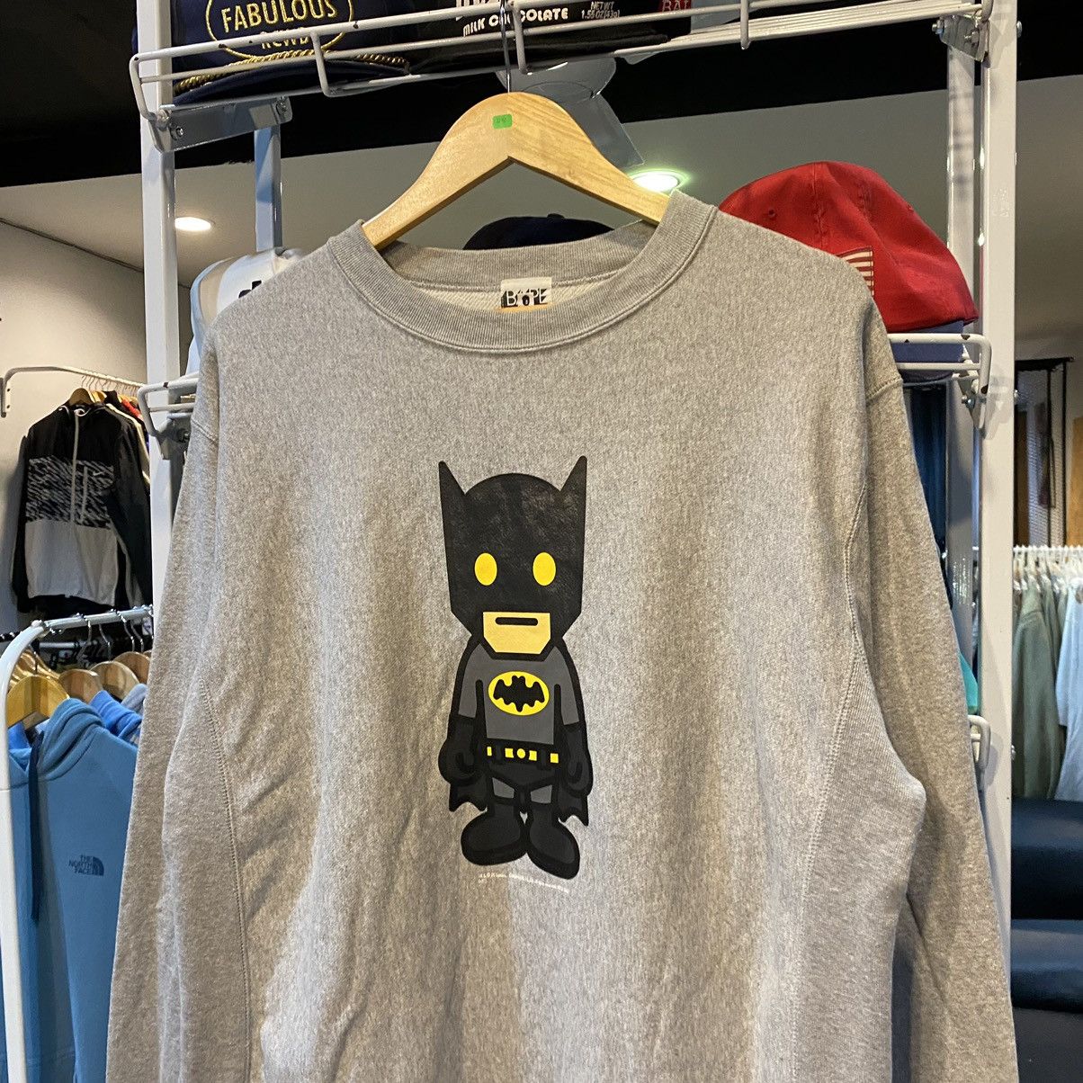 Bape × DC Comics Bape x DC Batman Crewneck (2007) Size US M / EU 48-50 / 2 - 3 Thumbnail