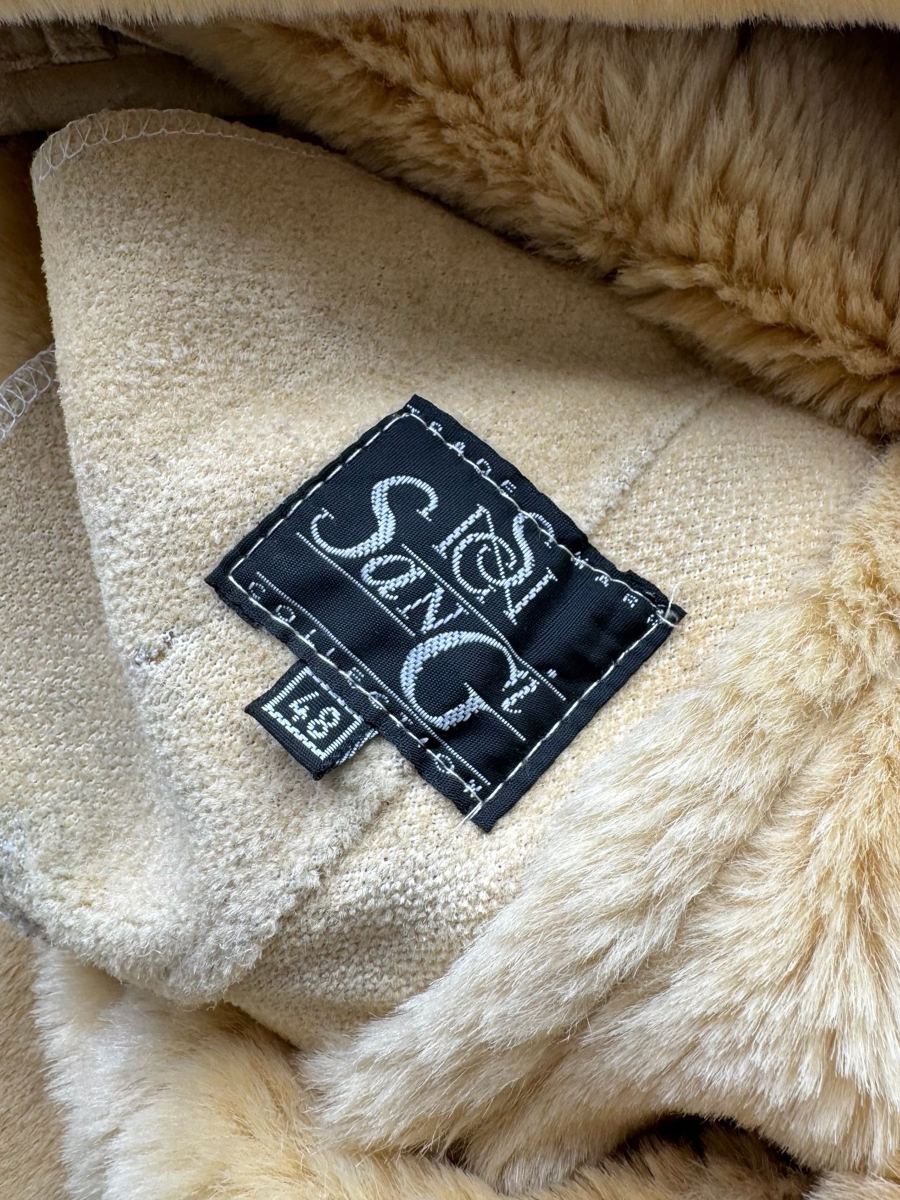 Japanese Brand Vintage Faux Sheepskin Coat W70(V9) Size S / US 4 / IT 40 - 4 Thumbnail