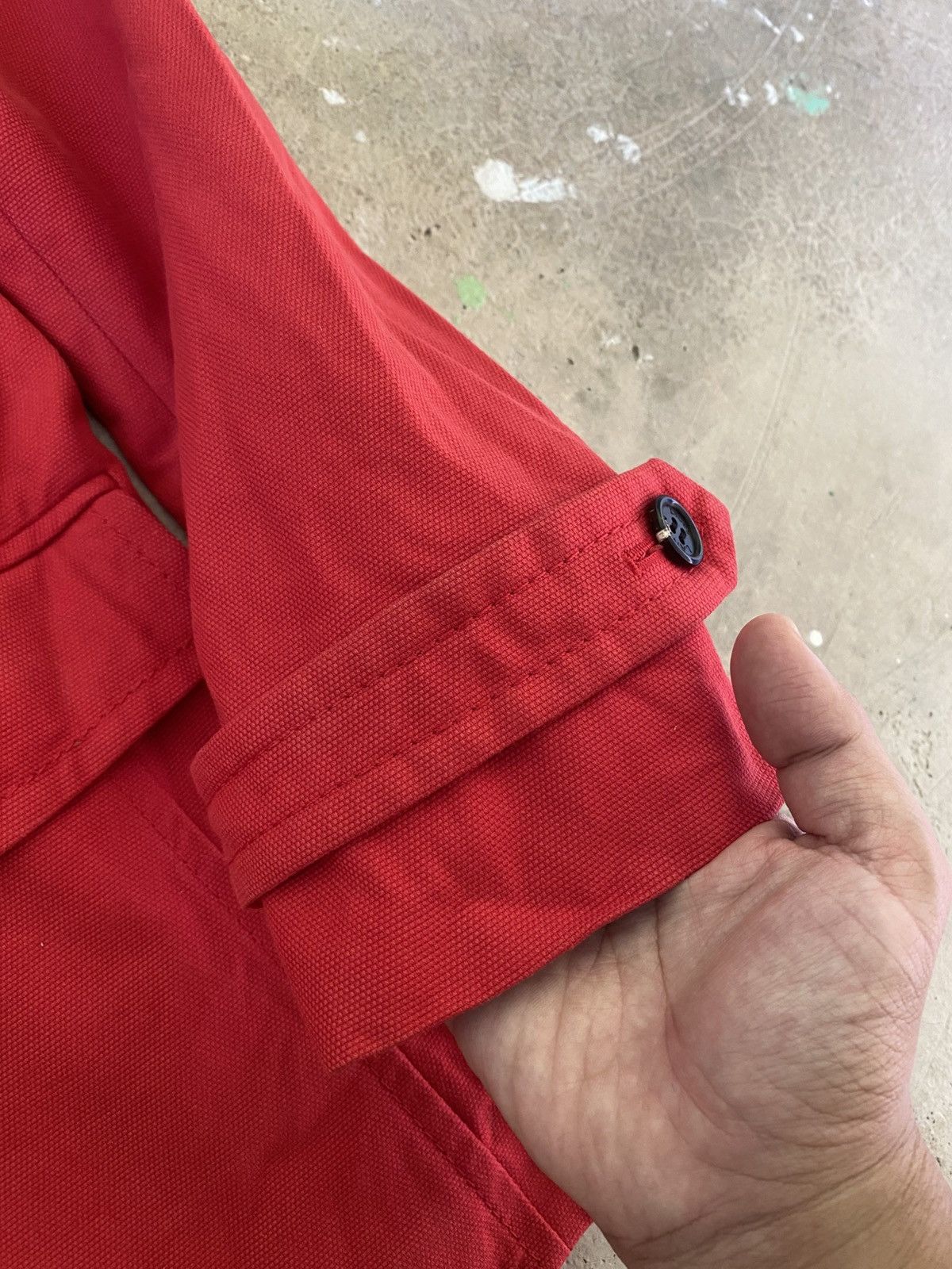 Lanvin Lanvin Sport Red Double Breasted Peacoat Size S / US 4 / IT 40 - 7 Thumbnail