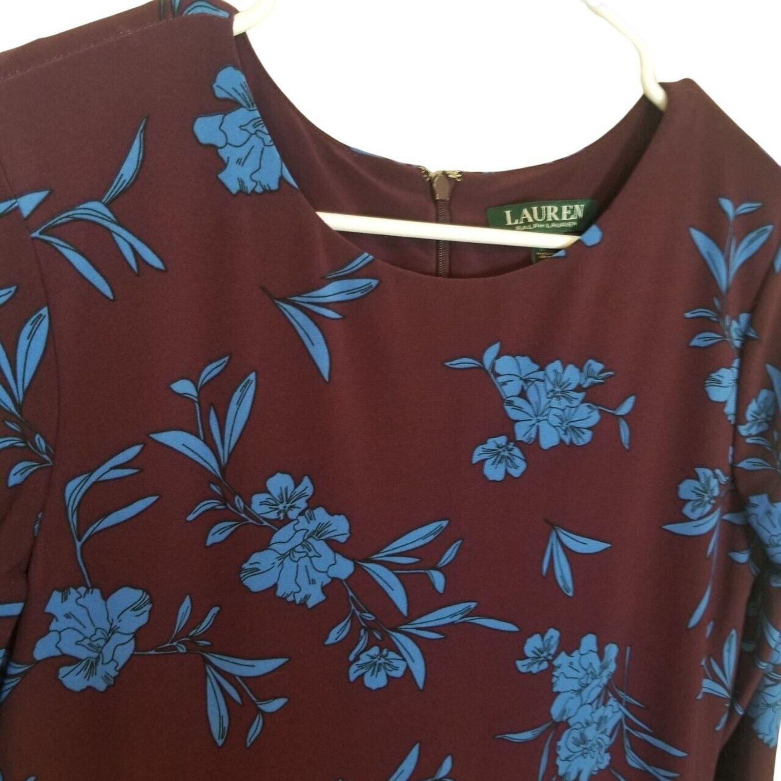 Lauren Ralph Lauren Lauren Ralph Lauren Womens Floral Shift Dress 8 Career Corp Size M / US 6-8 / IT 42-44 - 5 Thumbnail