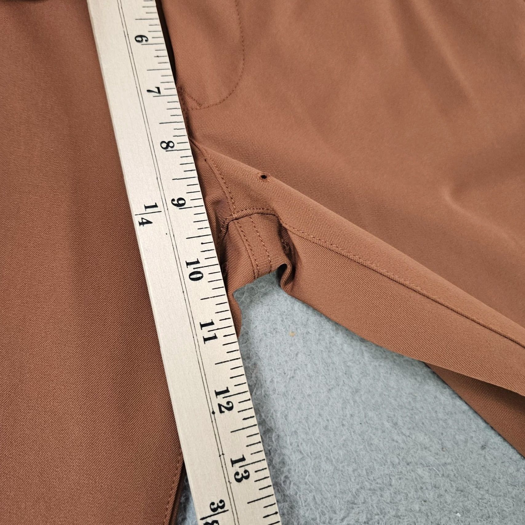Bonobos Bonobos Golf Pants Mens 30x30 Brown Tailored Fit Stretch Quick Dry Performance Pants Size US 30 / EU 46 - 3 Thumbnail