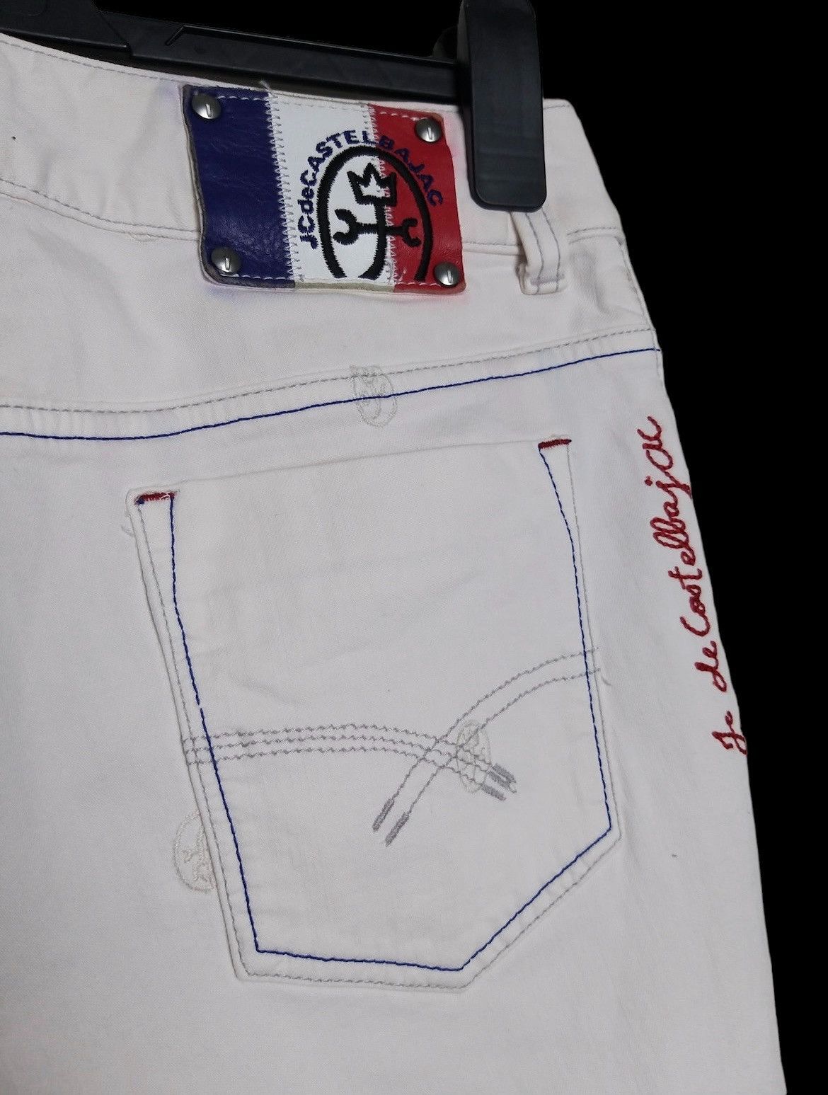 Disney × Jean Charles De Castelbajac JEAN CHARLES DE CASTELBAJAC EMBROIDERY LOGO 3/4 DENIM PANT Size US 30 / EU 46 - 4 Thumbnail
