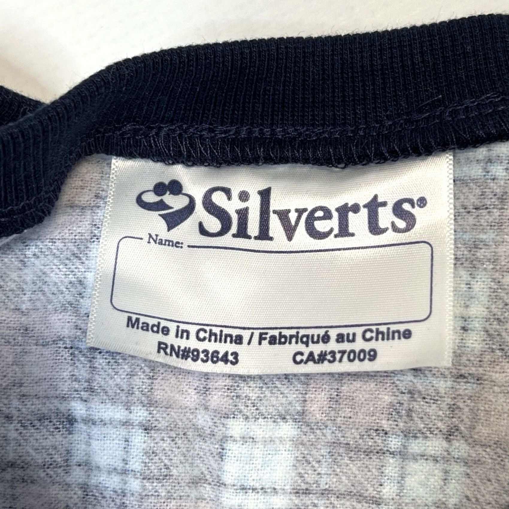 Vintage VINTAGE? (No) Silverts Nightgown Womens Gown Blue Knit Snaps Open Back 3/4 Sleeve Plaid V-Neck Large Medical Hospital Adapt I can't include "?" Size L / US 10 / IT 46 - 6 Thumbnail