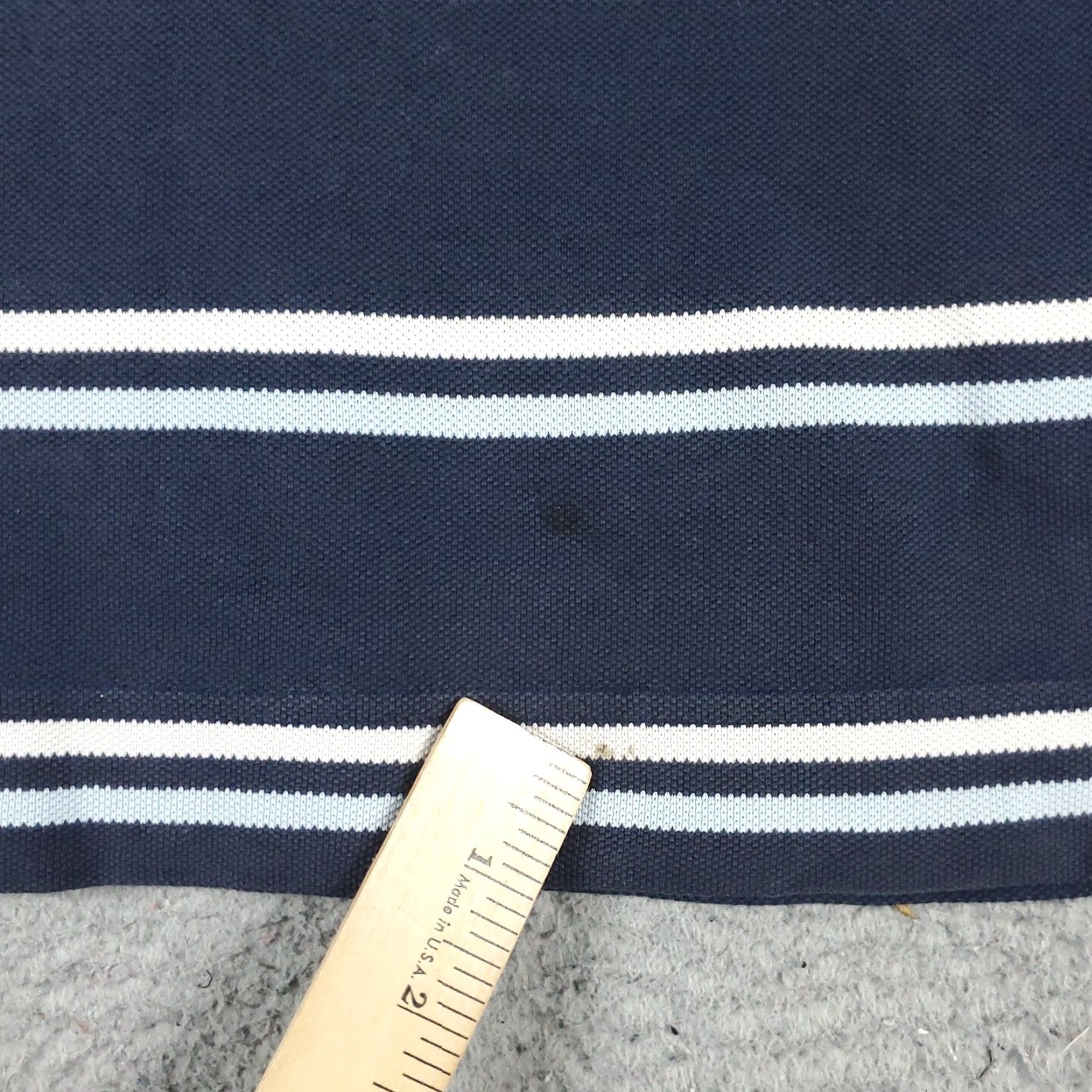 Nautica Nautica Blue Striped Polo Shirt Mens Large Casual Short Sleeve Activewear Size US L / EU 52-54 / 3 - 3 Thumbnail