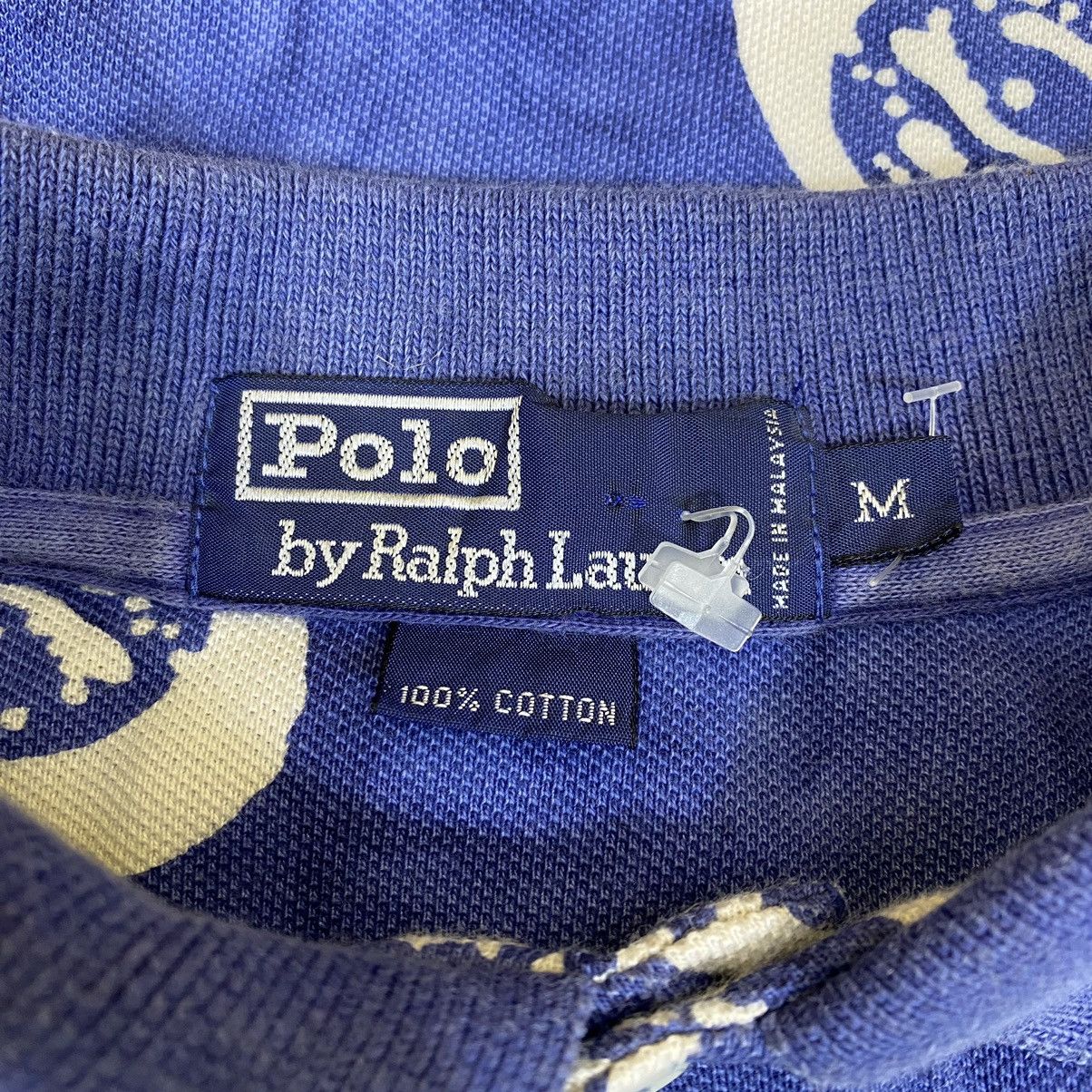 Polo Ralph Lauren Vintage POLO By RALPH LAUREN Leaf Motive Overprint Collar Size US M / EU 48-50 / 2 - 4 Thumbnail