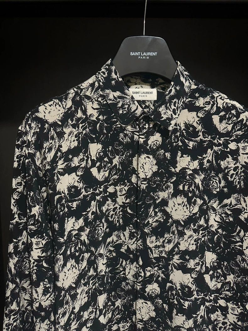 Saint Laurent Paris saint laurent paris size 41 French Rose Shirt 2503-Nextarro Size US XS / EU 42 / 0 - 3 Thumbnail
