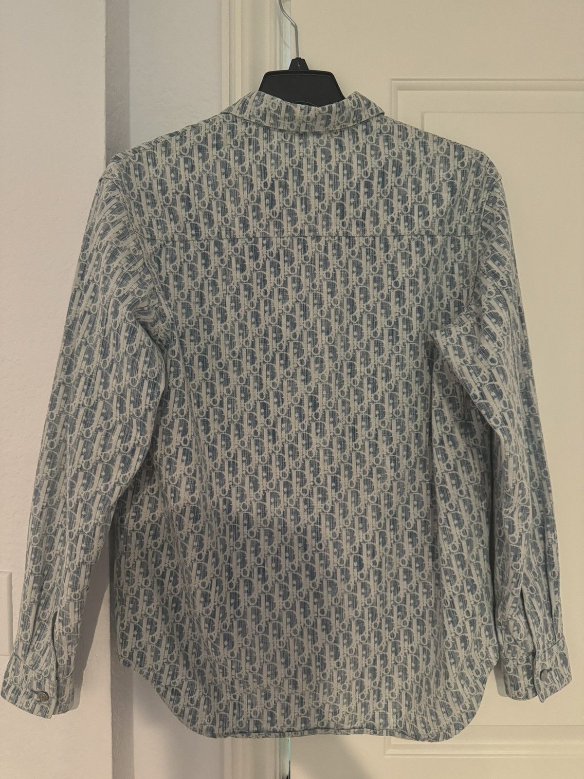Dior Dior Oblique Overshirt - Blue Denim Size US M / EU 48-50 / 2 - 6 Thumbnail