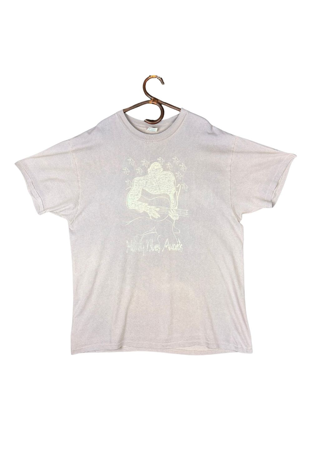 Delta Vintage 90s Hunter Music Awards Faded Single Stitch USA Tee Size US XL / EU 56 / 4 - 1 Thumbnail