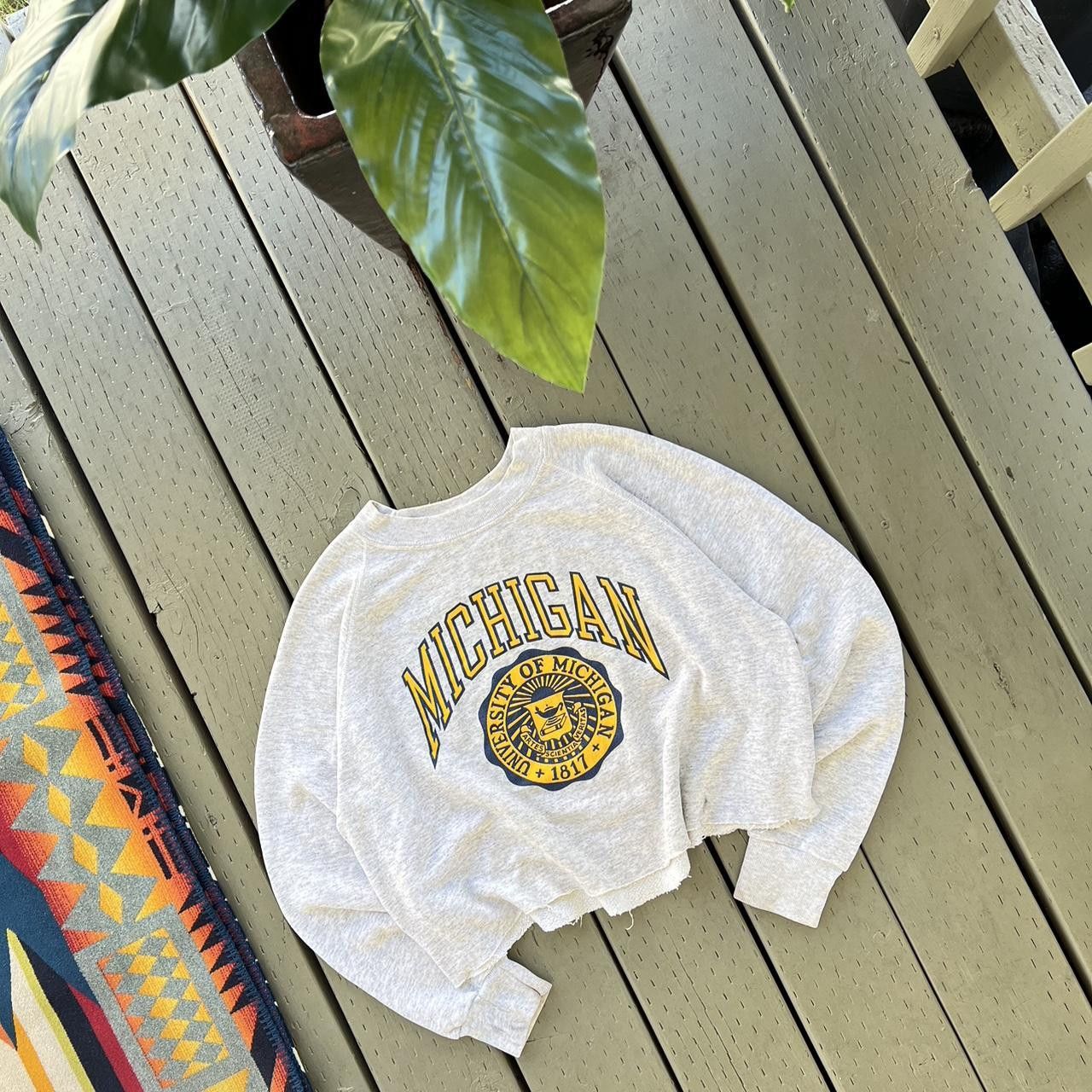 Vintage × Wolverine Vintage Michigan Wolverines Sweatshirts Size US S / EU 44-46 / 1 - 1 Thumbnail