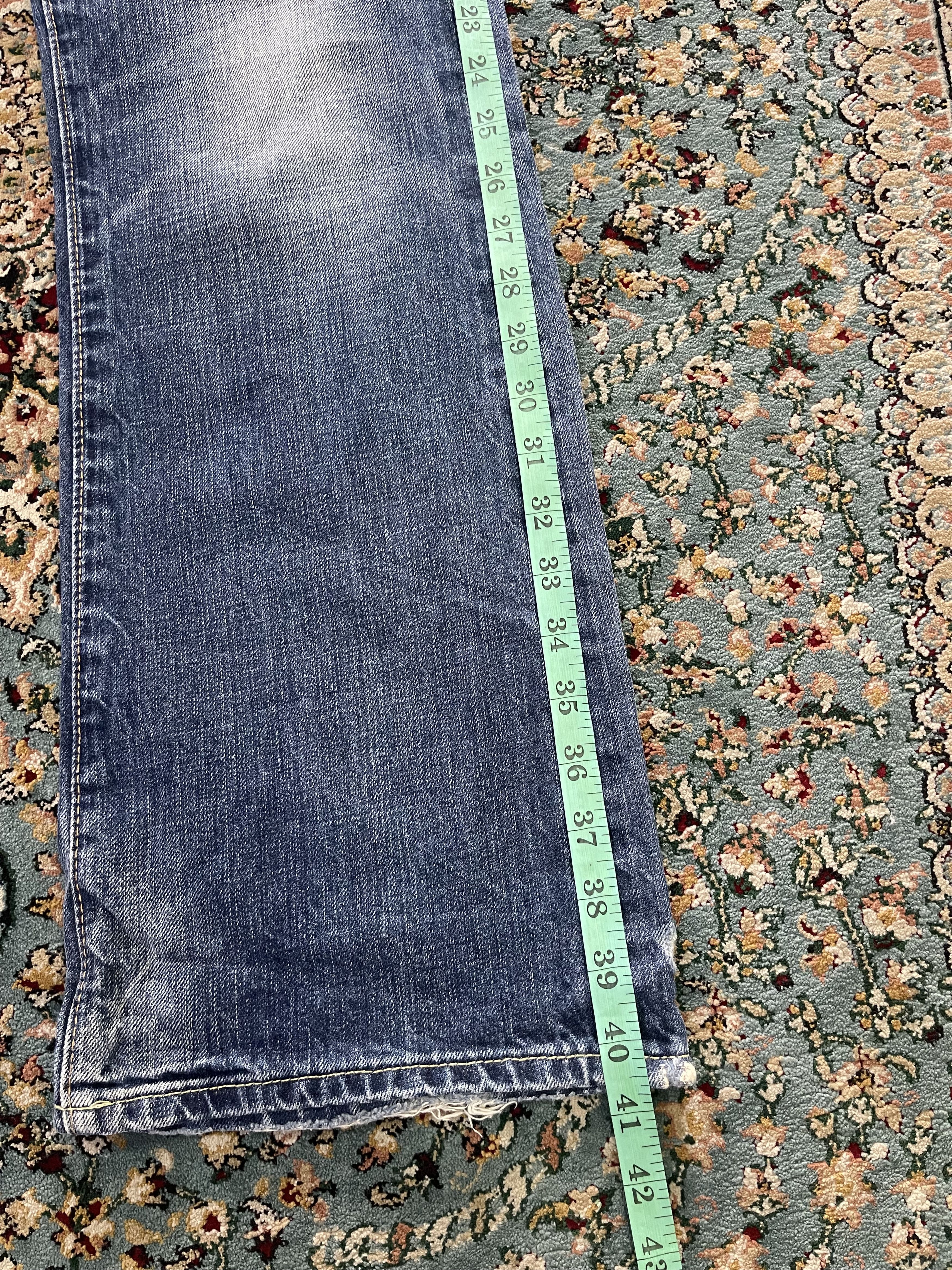 Abercrombie & Fitch A&F BAXTER Low Rise Slim Boot Denim Distressed Size 30x30 Size US 30 / EU 46 - 9 Thumbnail