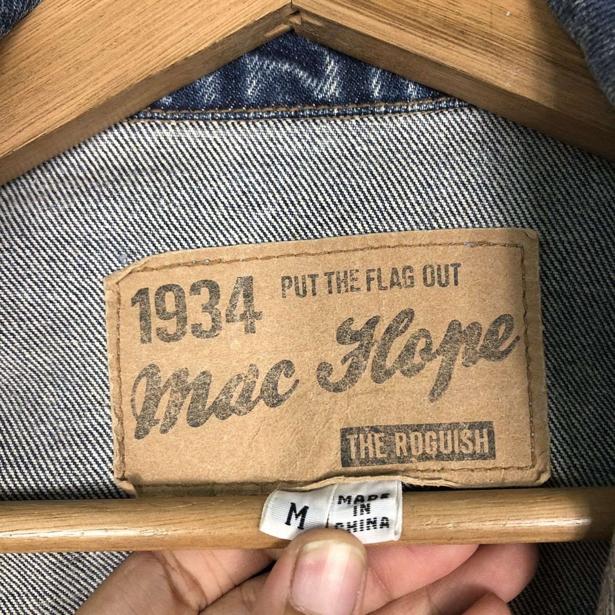 Japanese Brand 🔥VINTAGE RUSTY TRUCKER DENIM JACKET MAC HOPE ISSEY MIYAKE Size US M / EU 48-50 / 2 - 20 Thumbnail