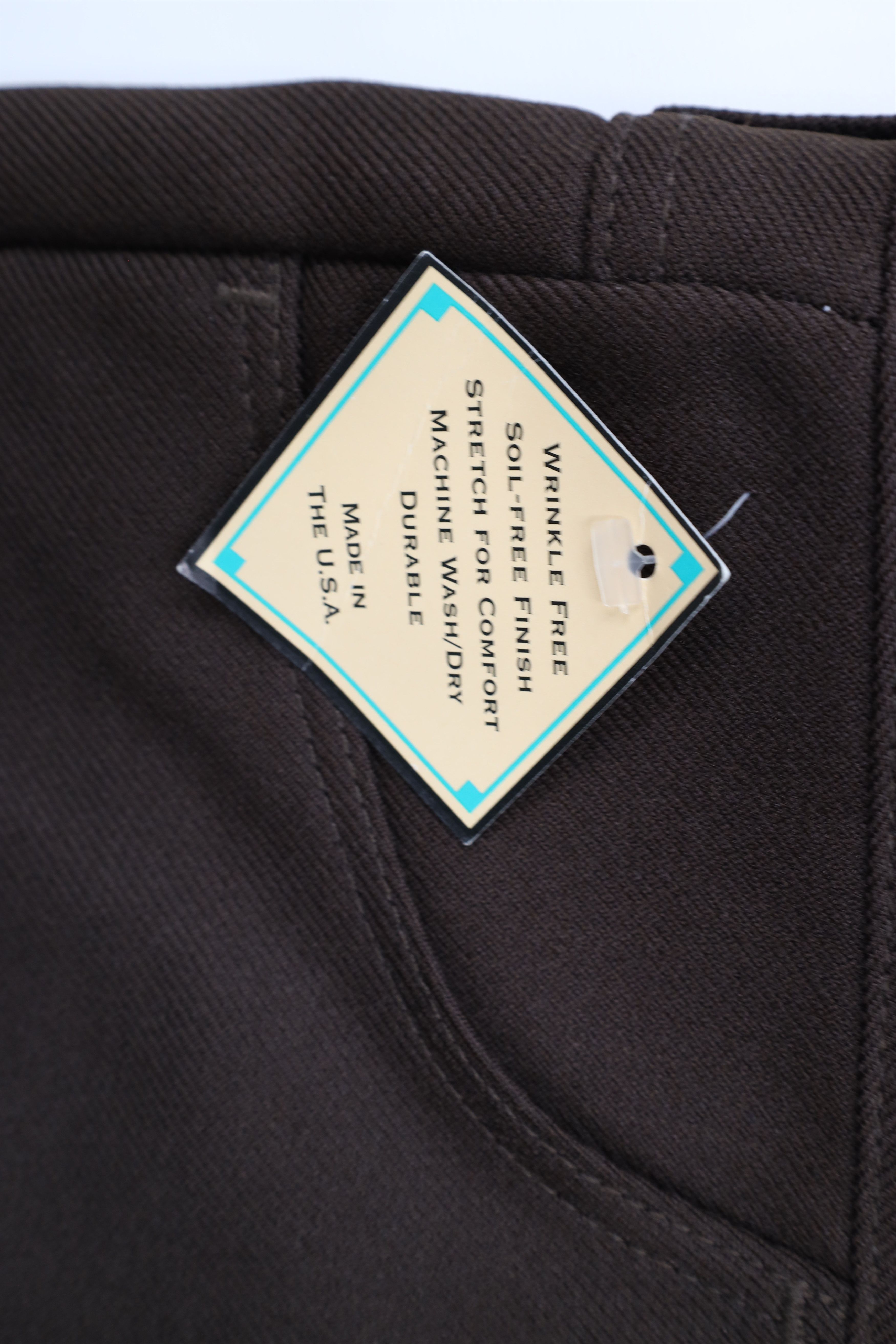 Vintage × Wrangler Deadstock Vintage 90s Wrangler Knit Wide Leg Pants Brown USA Size US 44 / EU 60 - 6 Thumbnail