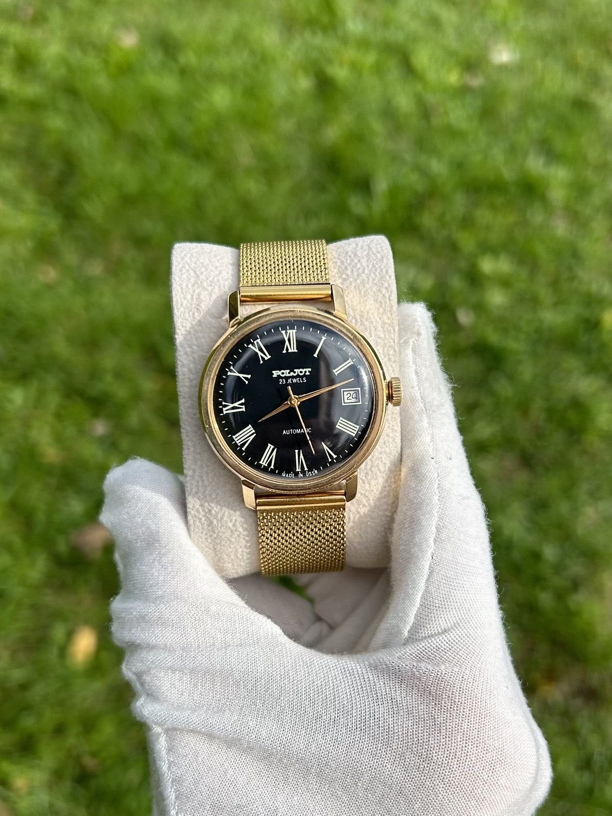 Vintage Vintage Watch Poljot USSR Automatic Automatic 1980s Size ONE SIZE - 10 Thumbnail