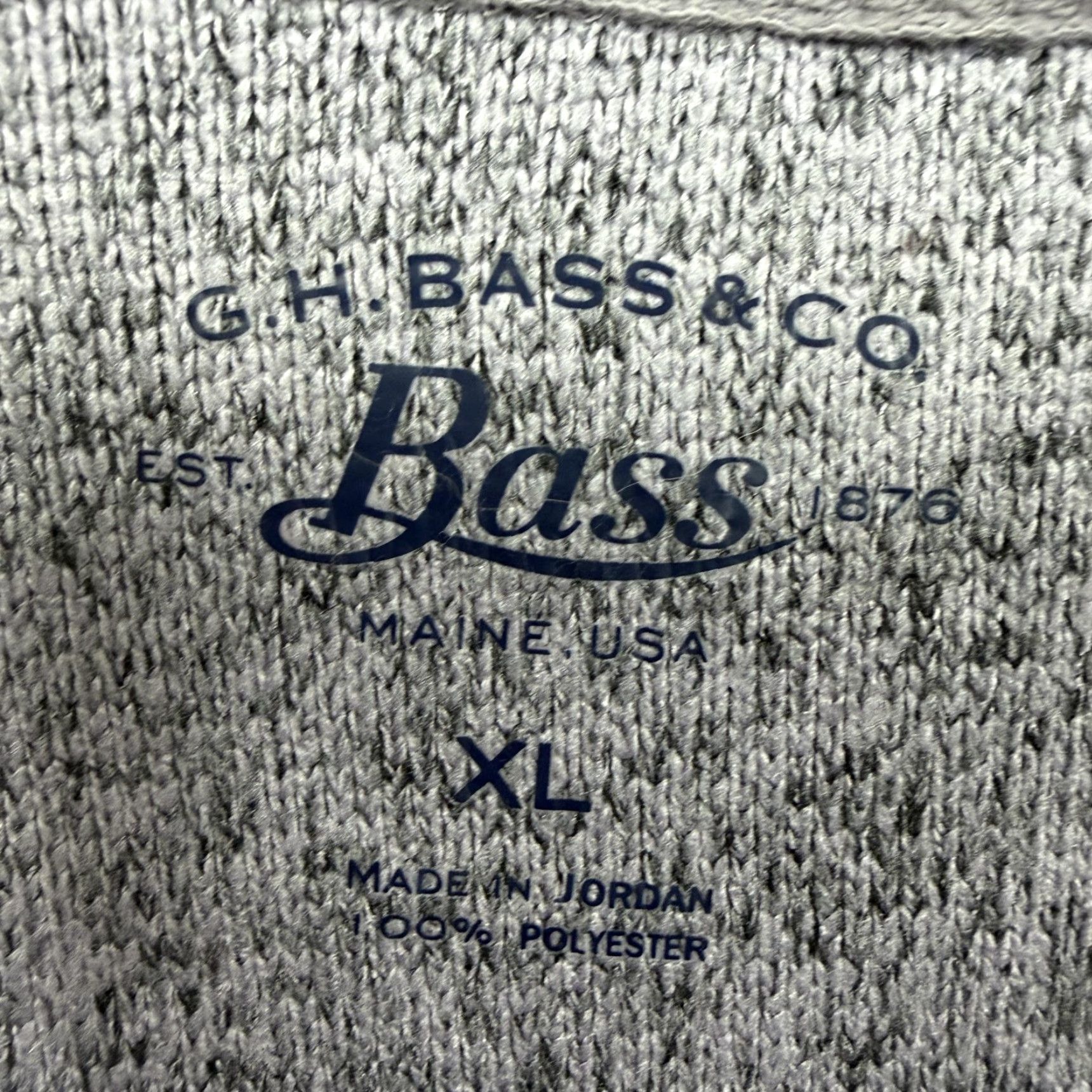 Vintage G.H. Bass & Co Sweatshirt Mens XL Purple 1/4 Zip Fleece Pullover Raglan Pocket Mock Neck Outdoor Preppy Fall Winter Size US XL / EU 56 / 4 - 7 Thumbnail