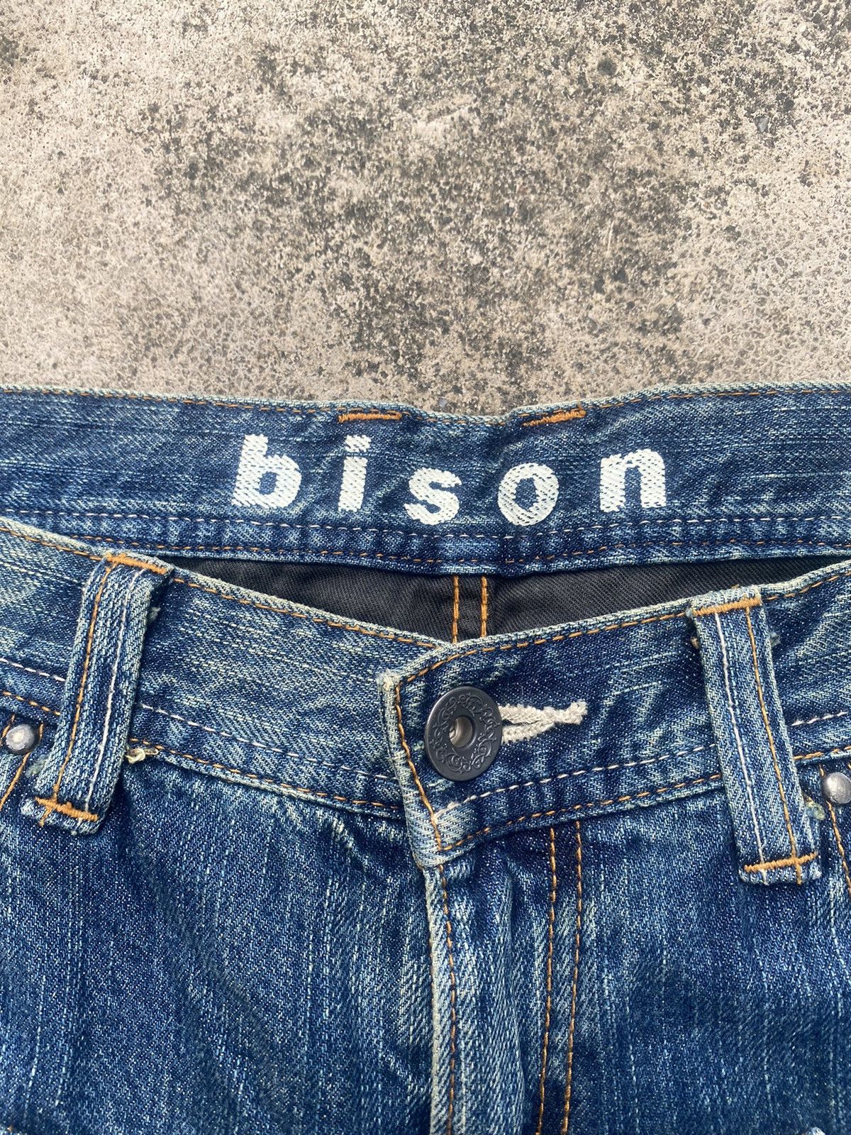 If Six Was Nine × Japanese Brand Flare Jeans Bison Double Knee Multipocket Size US 31 - 13 Thumbnail