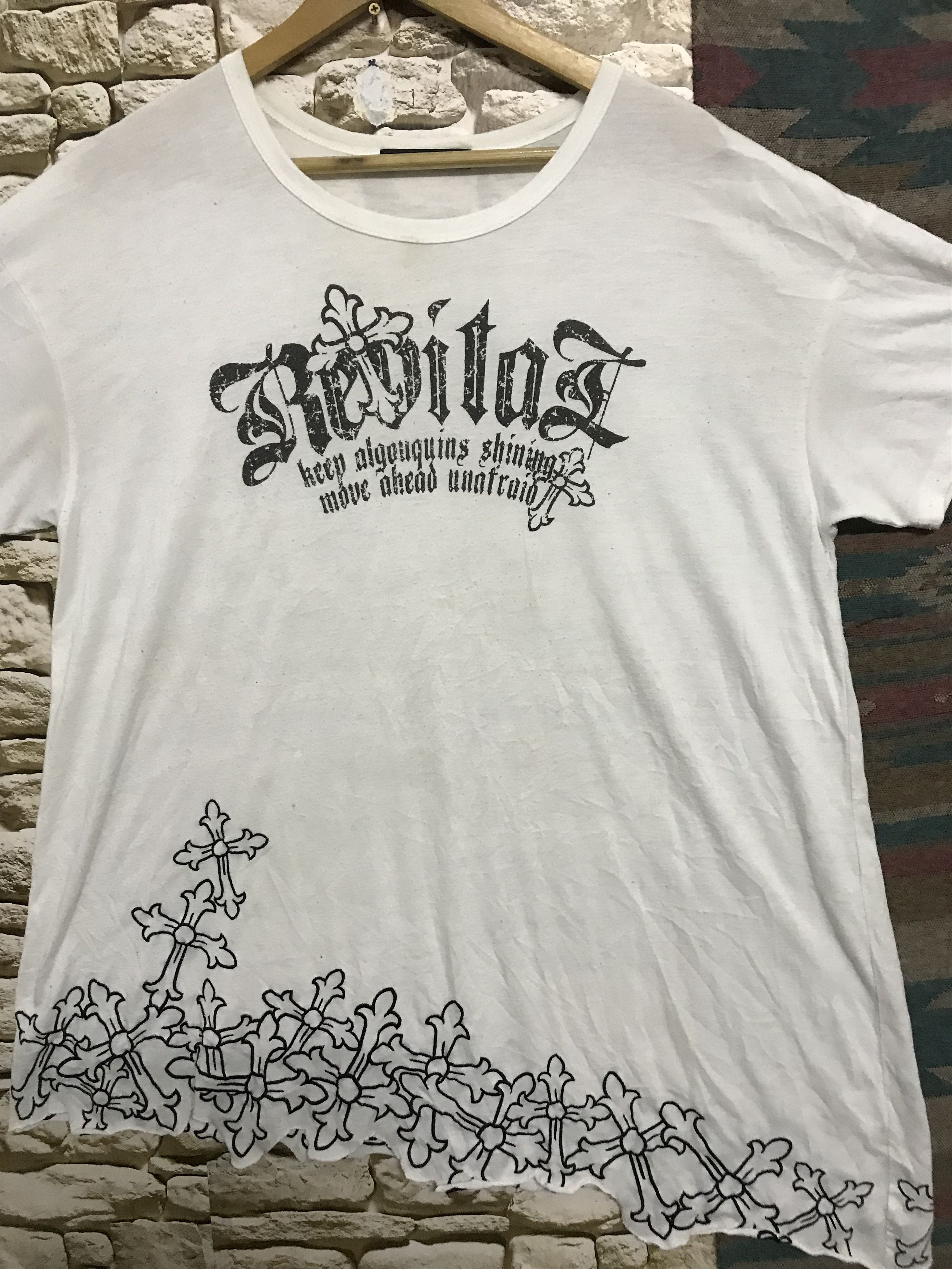 Japanese Brand ALGONQUINS T Shirt Size L / US 10 / IT 46 - 3 Thumbnail