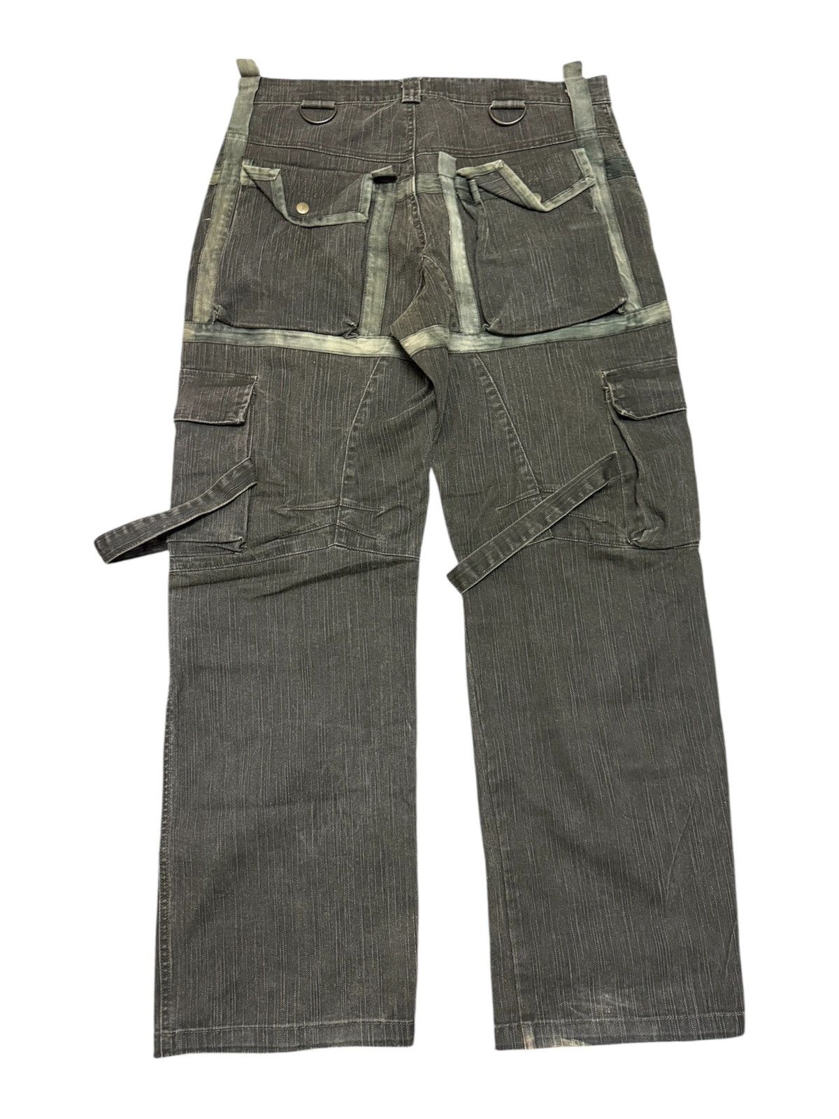 If Six Was Nine Planet Five Seditionaries Punk Cargo Pants Size US 34 / EU 50 - 2 Thumbnail
