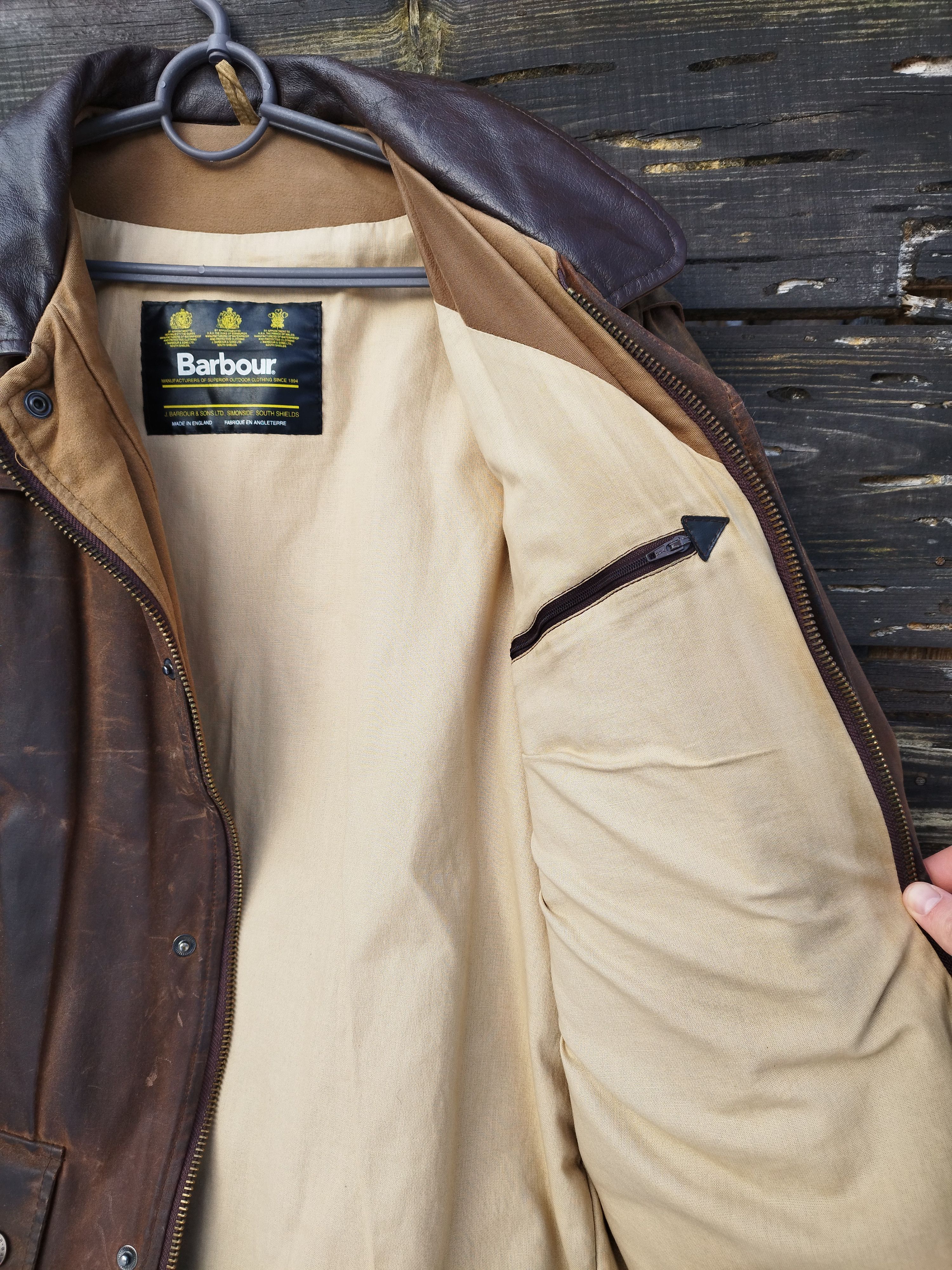 Barbour Barbour A1550 Bushman Waxed Cotton Jacket Brown Size M Size US M / EU 48-50 / 2 - 13 Thumbnail