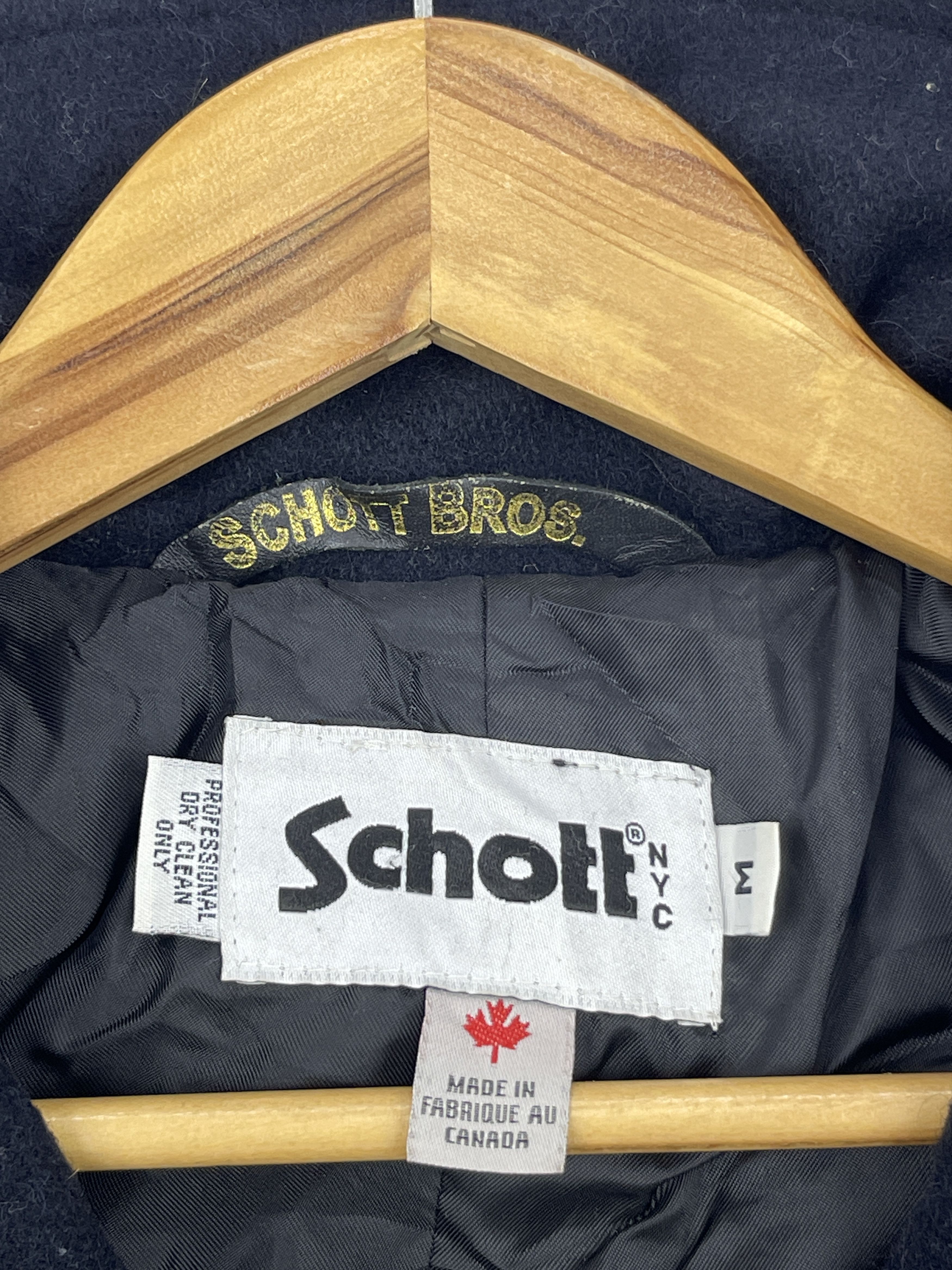 Schott Vintage Schott Bros Wool Peacoat Canada Made JA0002 Size US M / EU 48-50 / 2 - 5 Thumbnail