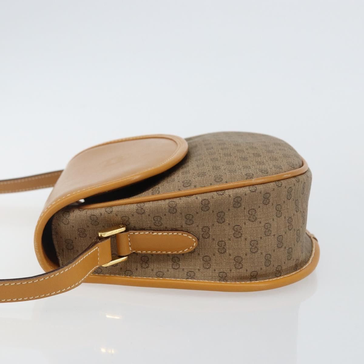 Gucci GUCCI Micro GG Supreme Shoulder Bag Pvc Beige Gold 007 115 Size ONE SIZE - 5 Thumbnail