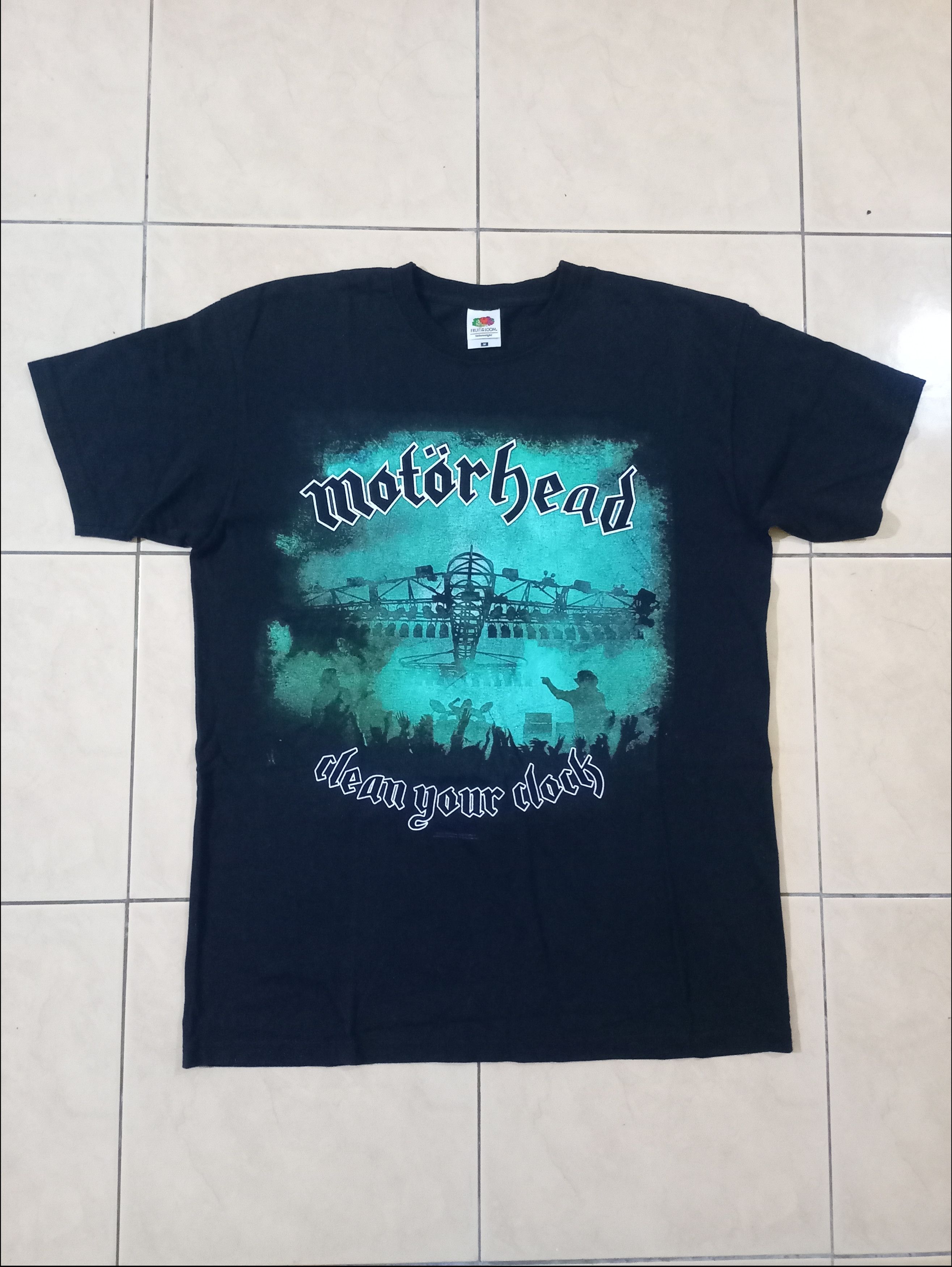 Fruit Of The Loom MOTORHEAD CLEAN YOUR CLOCK 2016 TSHIRT Size US M / EU 48-50 / 2 - 1 Thumbnail