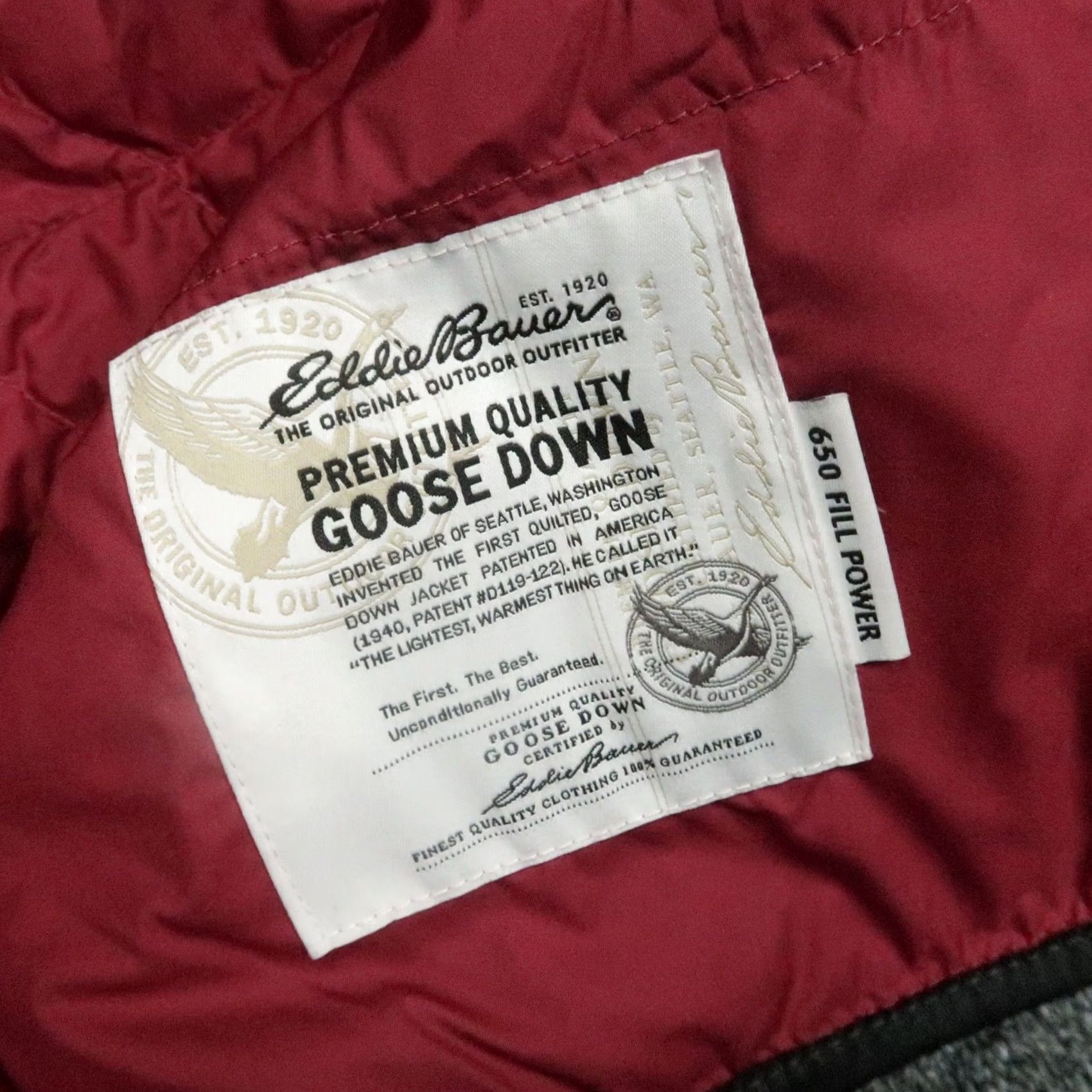 Eddie Bauer Eddie Bauer Jacket Womens Large Tall Pink Goose Down 650 Fill Power Snap Button Jacket Size L / US 10 / IT 46 - 6 Thumbnail