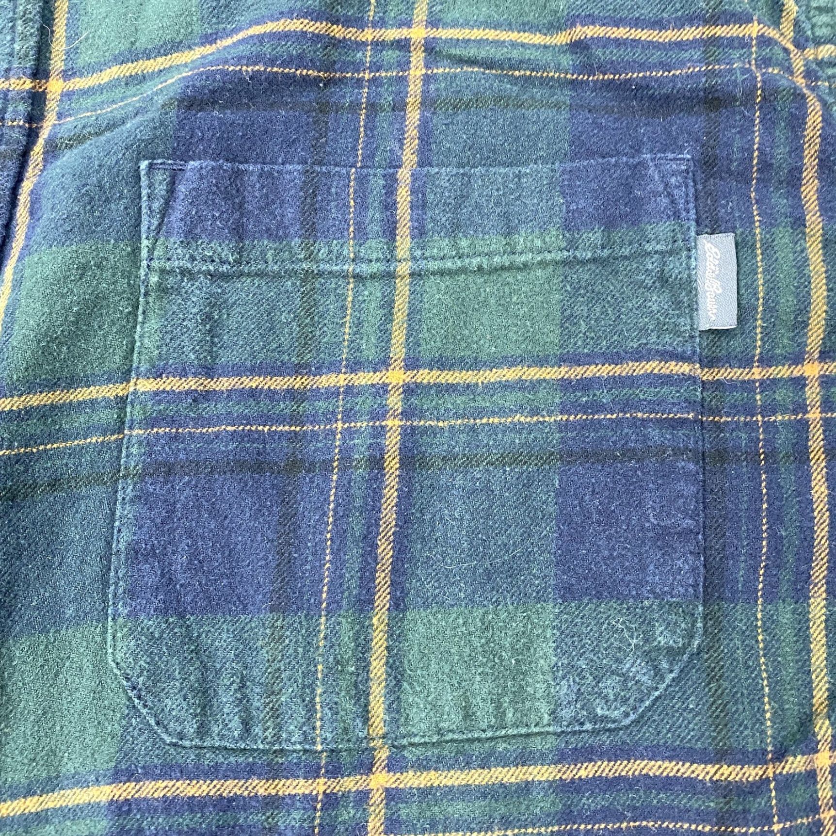 Eddie Bauer EDDIE BAUER Flannel Shirt Mens 2XL Green Blue Plaid Long Sleeve Button-Up Pocket Size US XXL / EU 58 / 5 - 2 Thumbnail