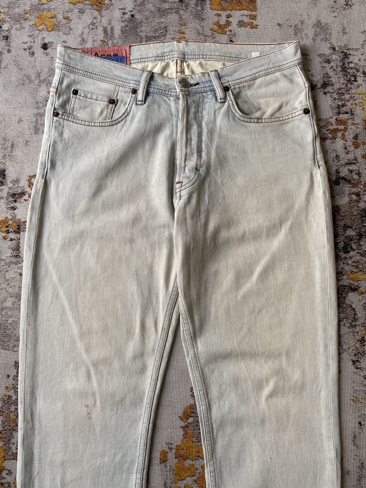 Acne Studios Acne Studios Floragatan Stockholm Light Wash Denim Size US 29 - 3 Thumbnail