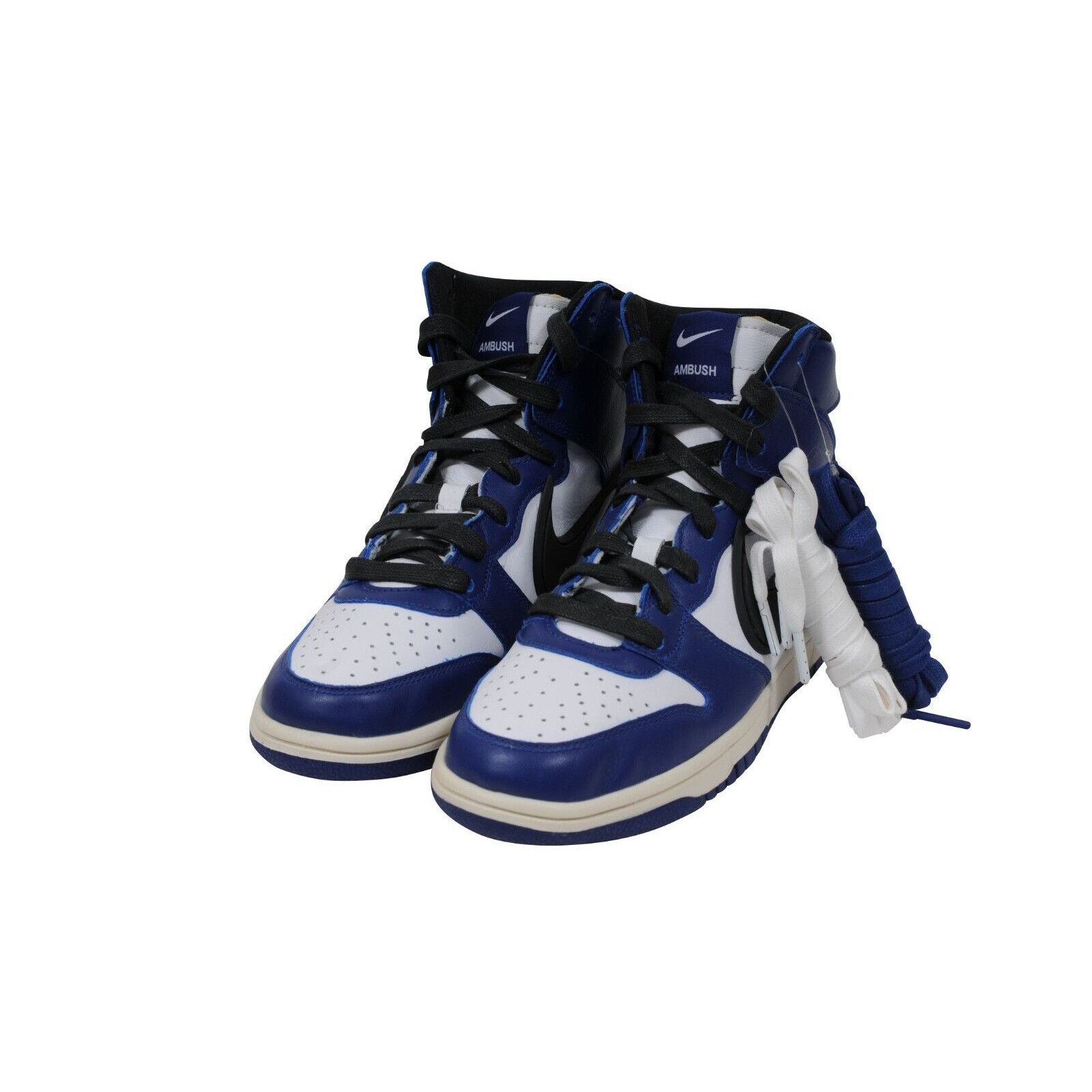 Ambush Design × Nike Ambush Dunk High Top Sneakers Royal Blue Size US 6.5 / EU 39-40 - 3 Thumbnail