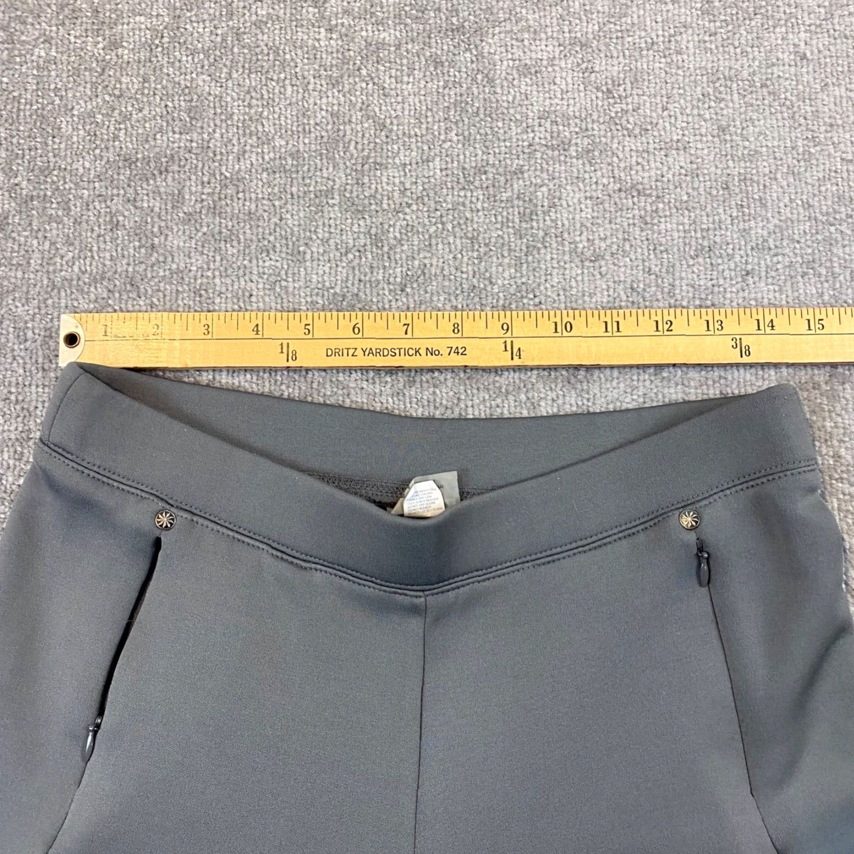 Athleta Athleta Pants Women Medium Gray Athleisure Workout Flare Baggy Stretch Sweatpant Size 32" / US 10 / IT 46 - 3 Thumbnail