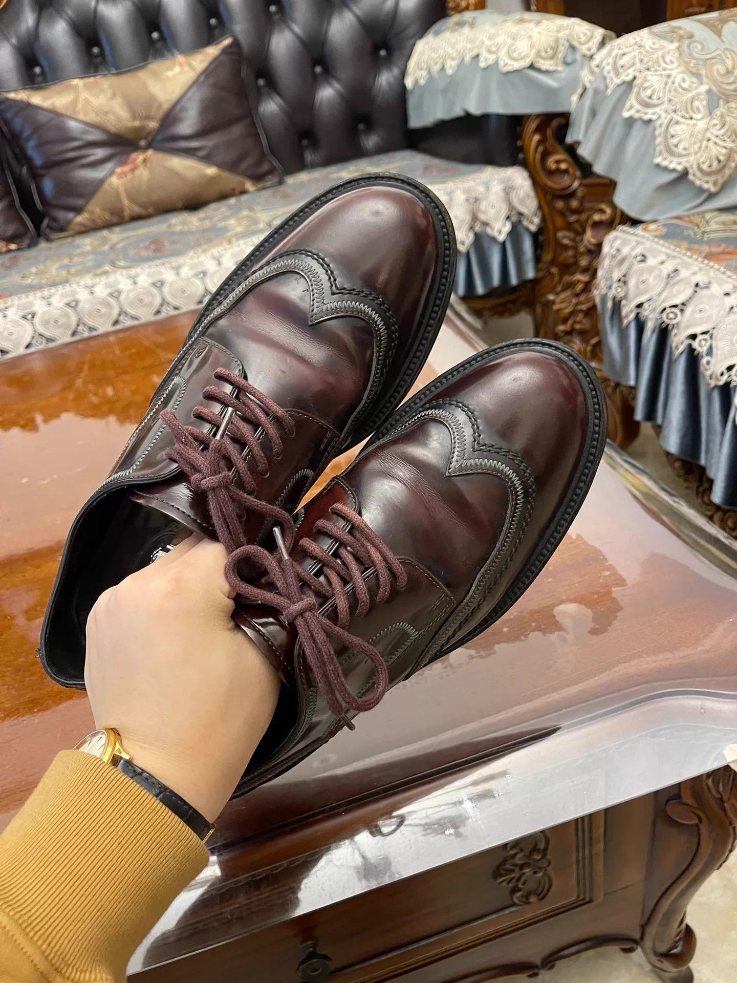 Tod's TOD'S Burgundy Casual Leather Shoes US7 Hidden Lift Size US 7 / EU 40 - 3 Thumbnail