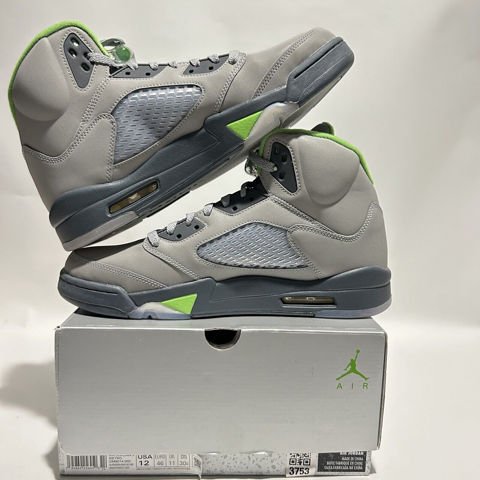 Nike Nike Air Jordan 5 Retro “Green Bean” 2024 Size US 12 / EU 45 - 3 Thumbnail