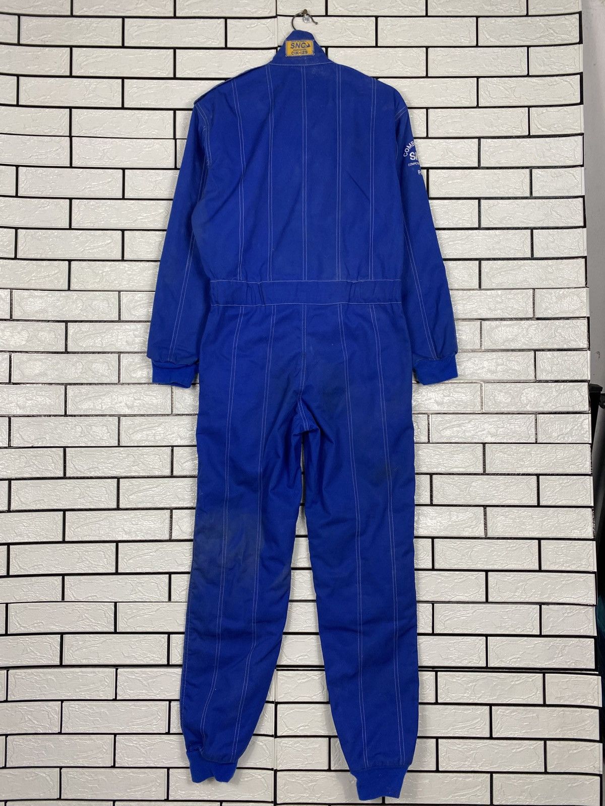 Japanese Brand Combinaisons SNC Paris Coverall Racing Big Logo Made France Size US 32 / EU 48 - 12 Thumbnail