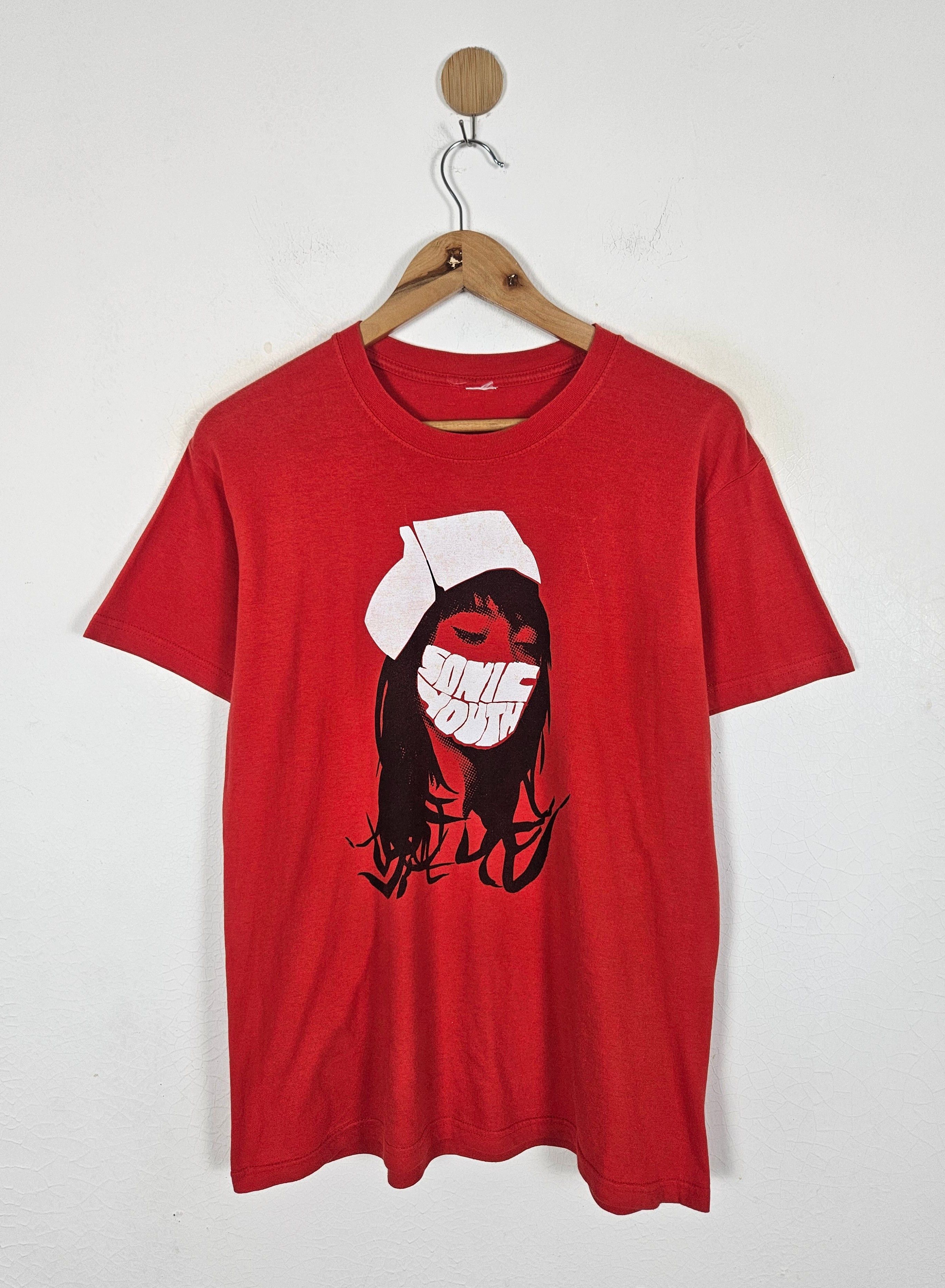 Band Tees × Vintage Vintage Sonic Youth Nurse Y2K Band tee shirt Size US M / EU 48-50 / 2 - 1 Thumbnail