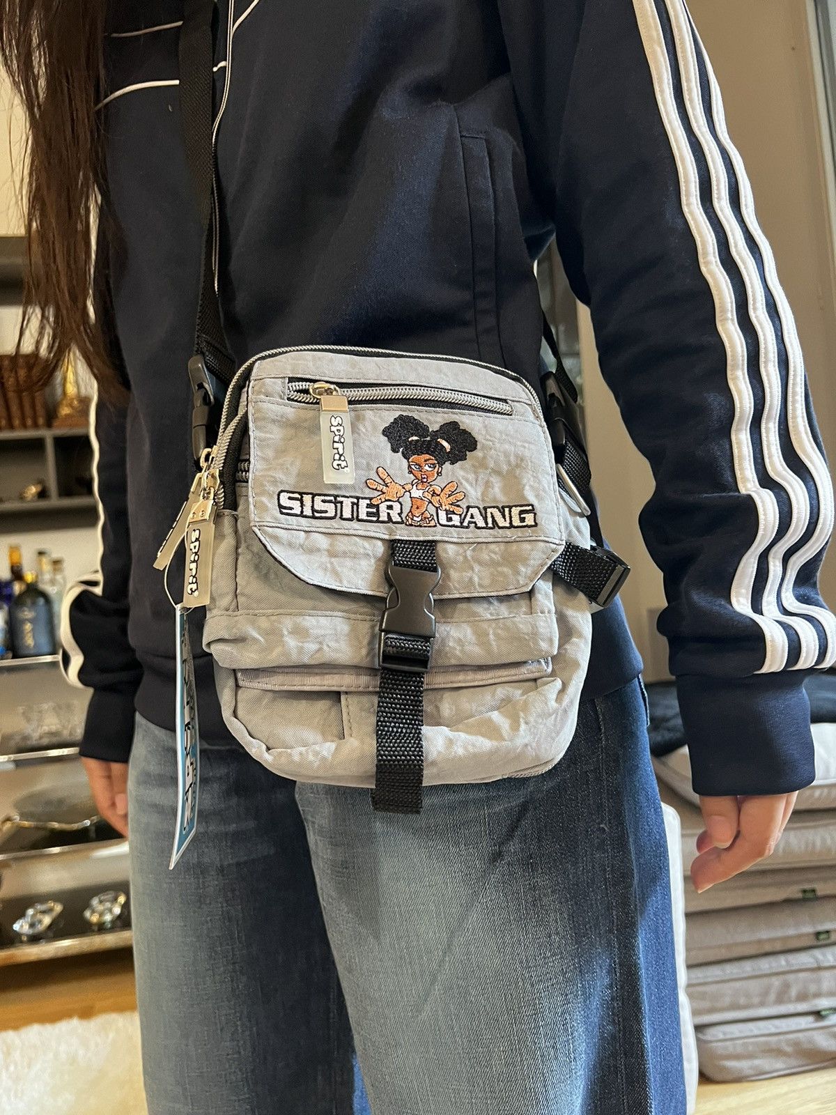 Vintage Beautiful Y2K Spirit bag (grey / grise) Size ONE SIZE - 2 Thumbnail