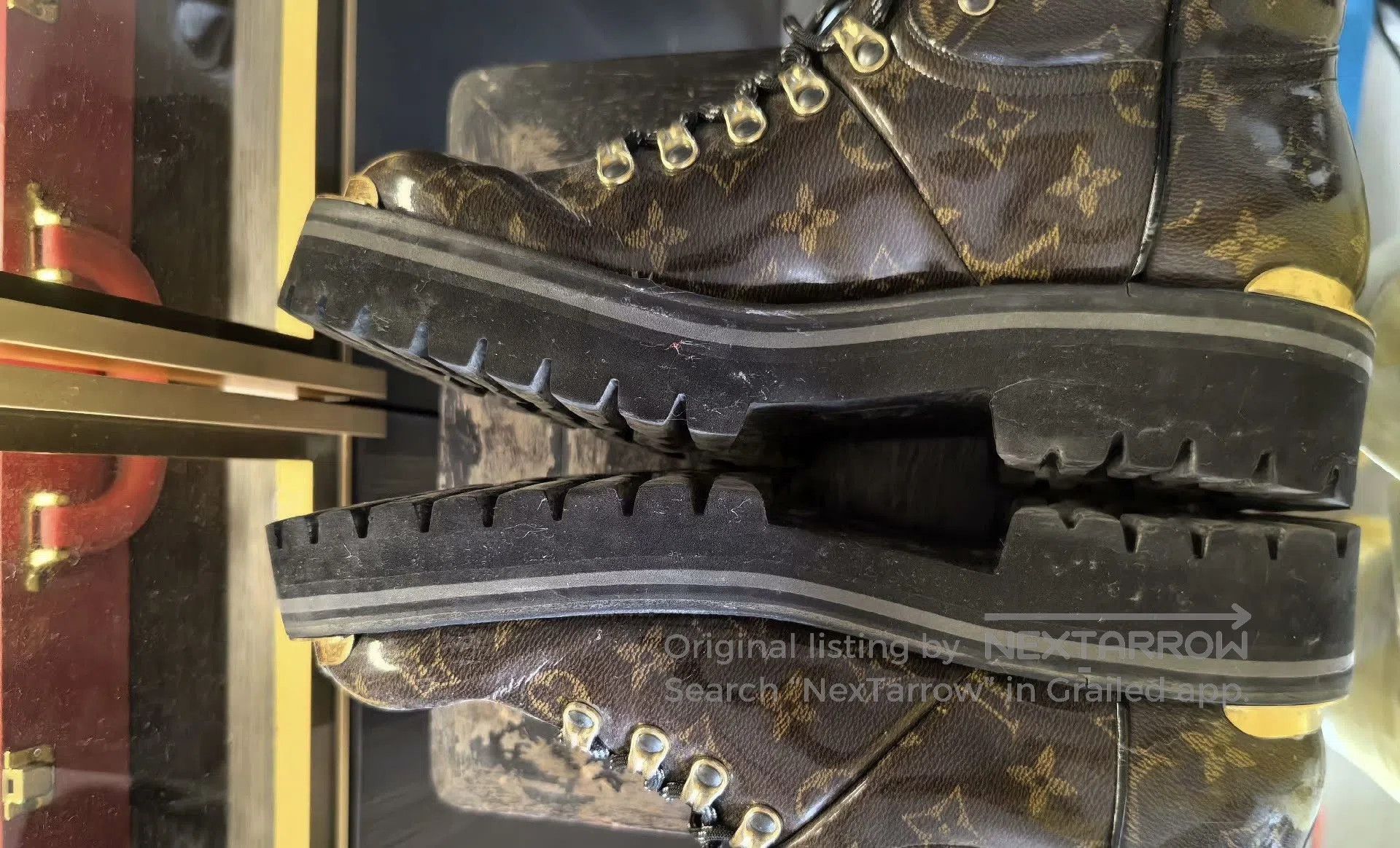 Louis Vuitton High-Top Martin Boots Jelly.