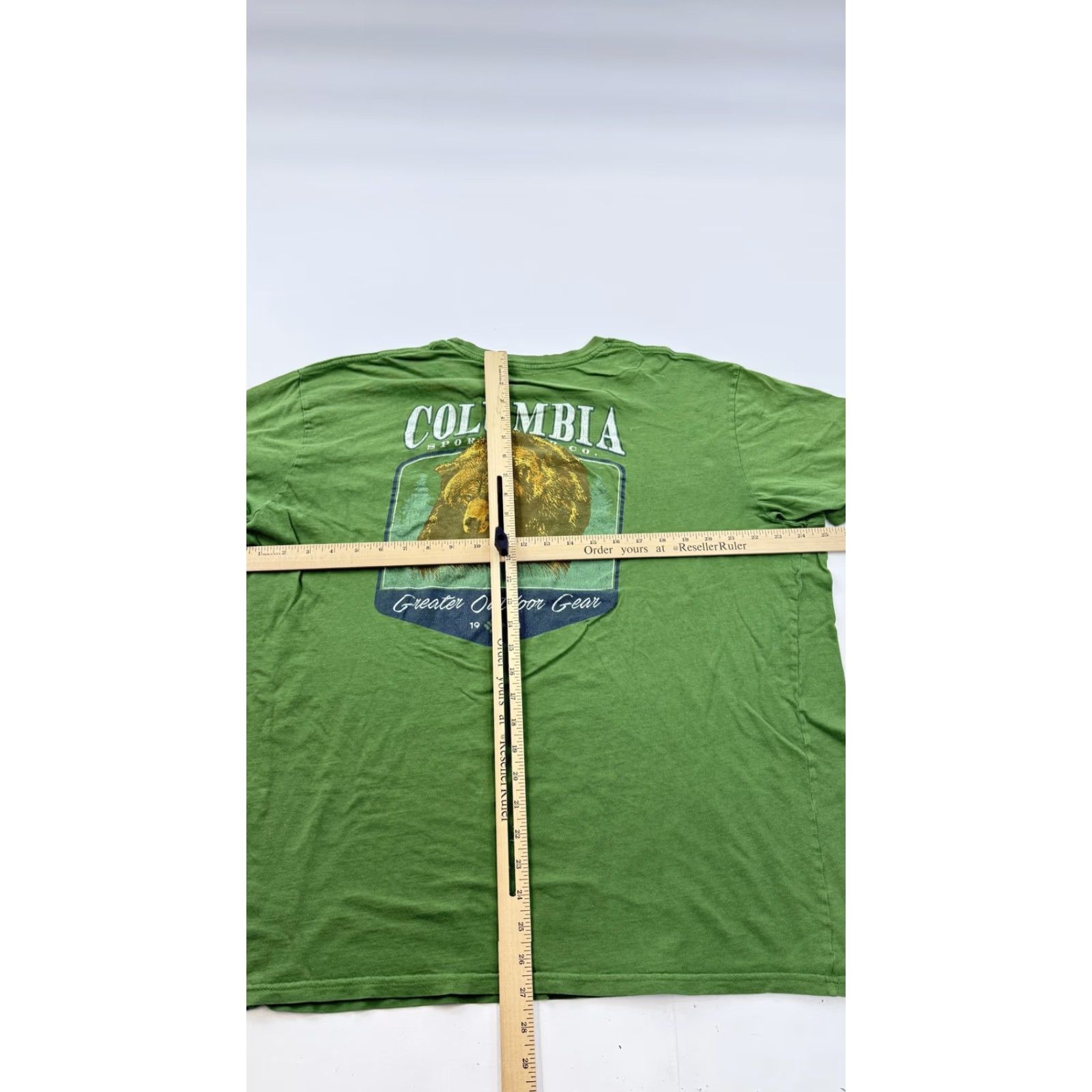 Vintage VINTAGE Columbia Shirt Mens 2XL Green Bear Graphic Tee Tagless Crew Neck Short Sleeve Graphic Print Outdoor Nature Mens Size US XXL / EU 58 / 5 - 6 Thumbnail