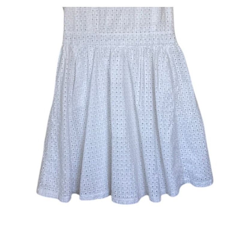 Gap GAP Dress Women 6 White Eyelet Graduation Spring Church Size M / US 6-8 / IT 42-44 - 3 Thumbnail